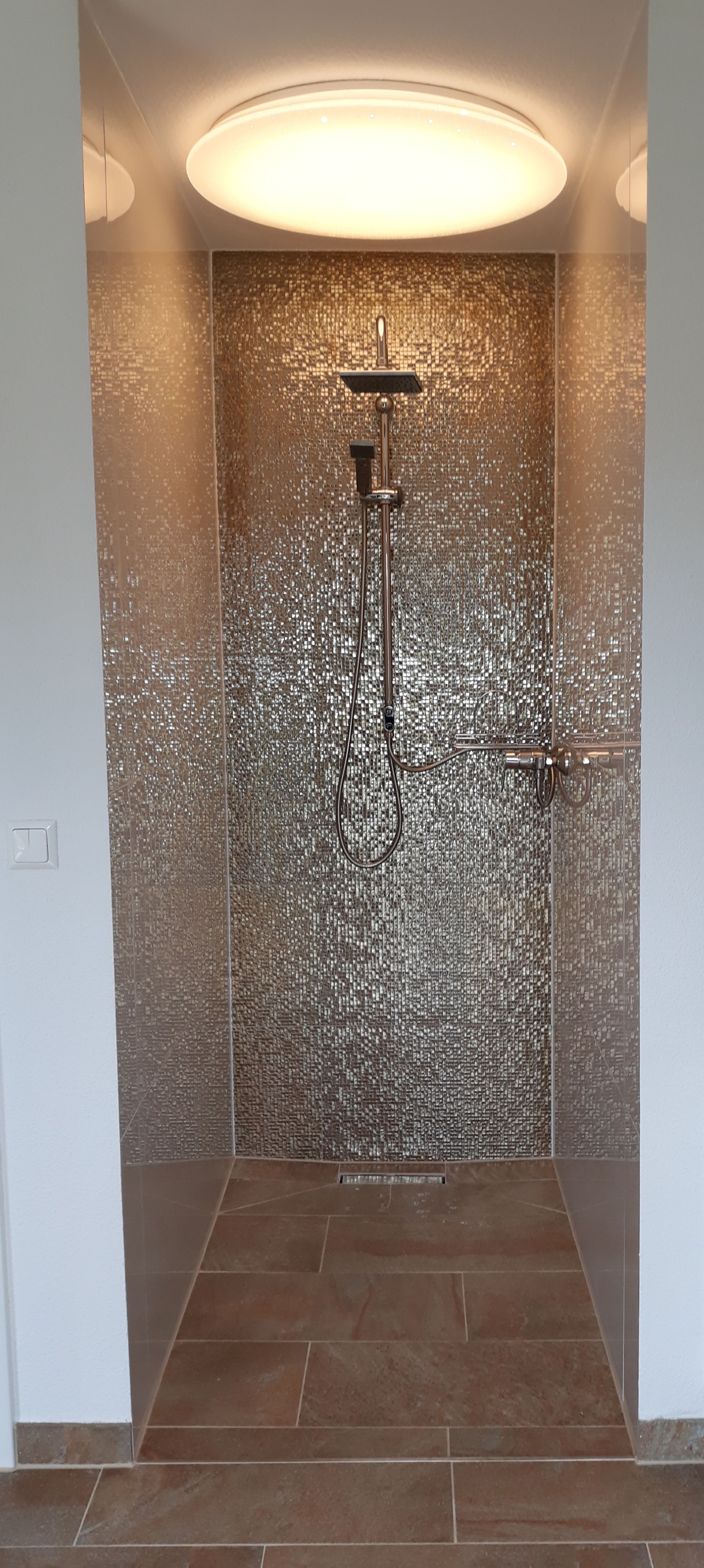 ebenerdige Dusche im OG