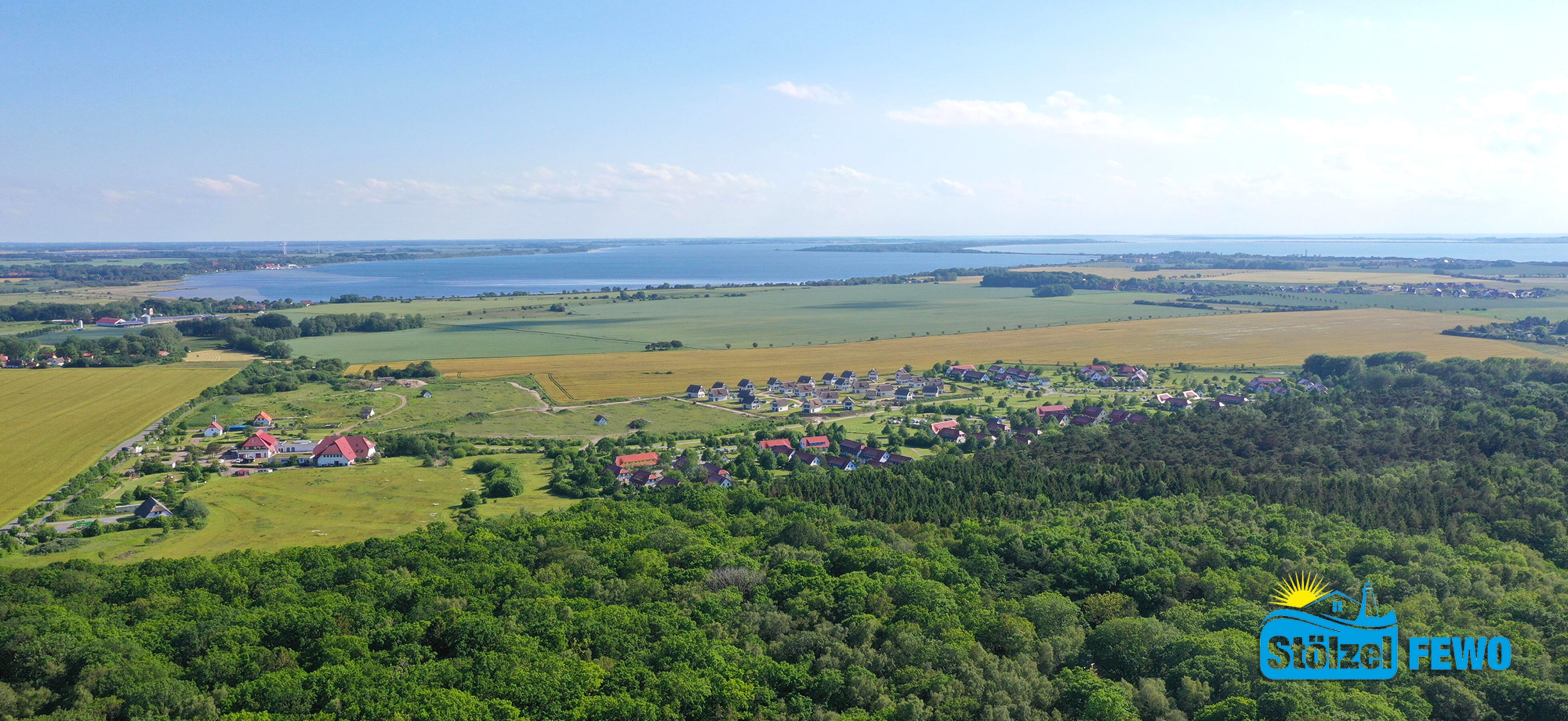 Blick zum Bodden