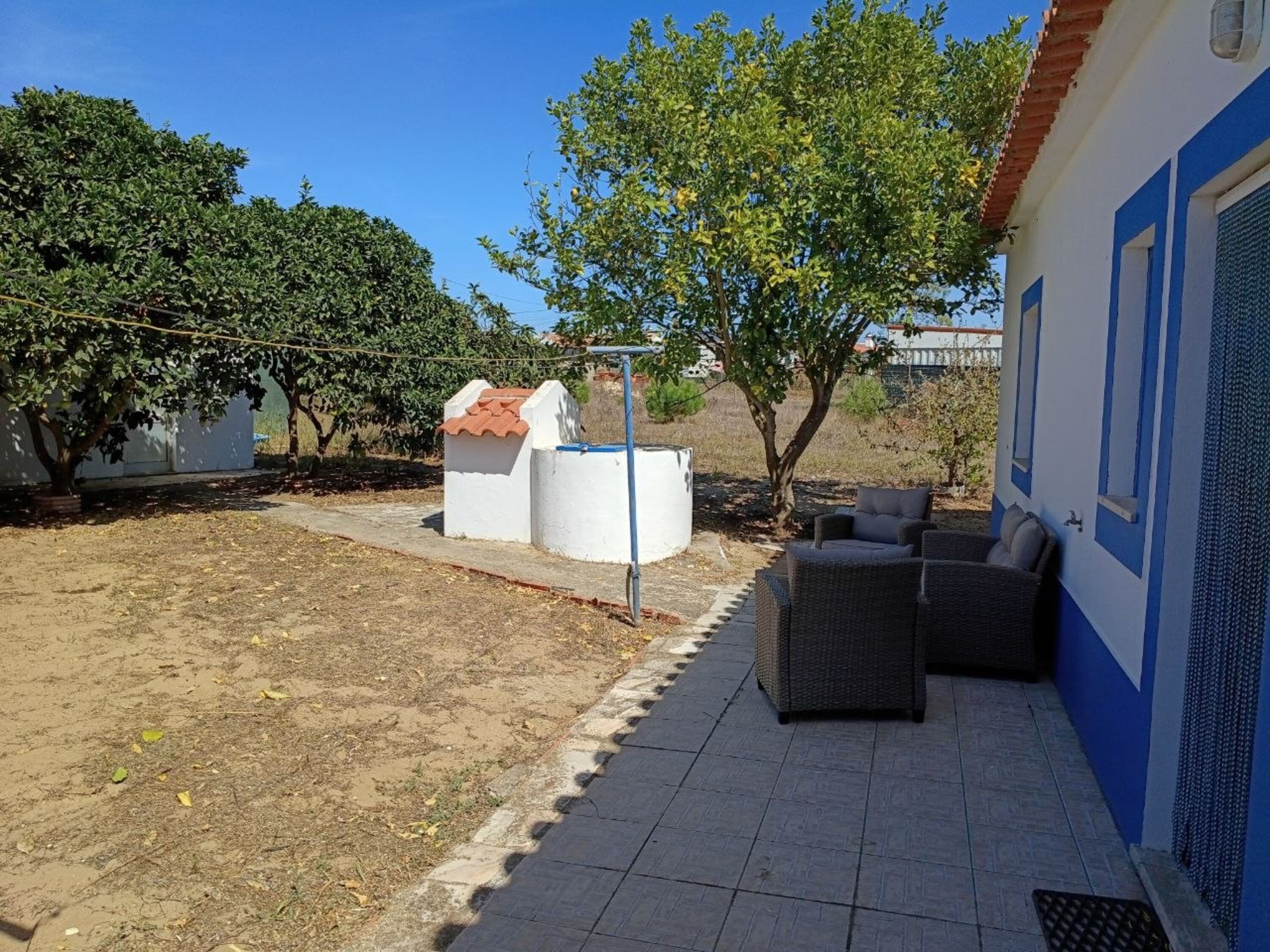 Gartenbereich direkt hinter dem Haus