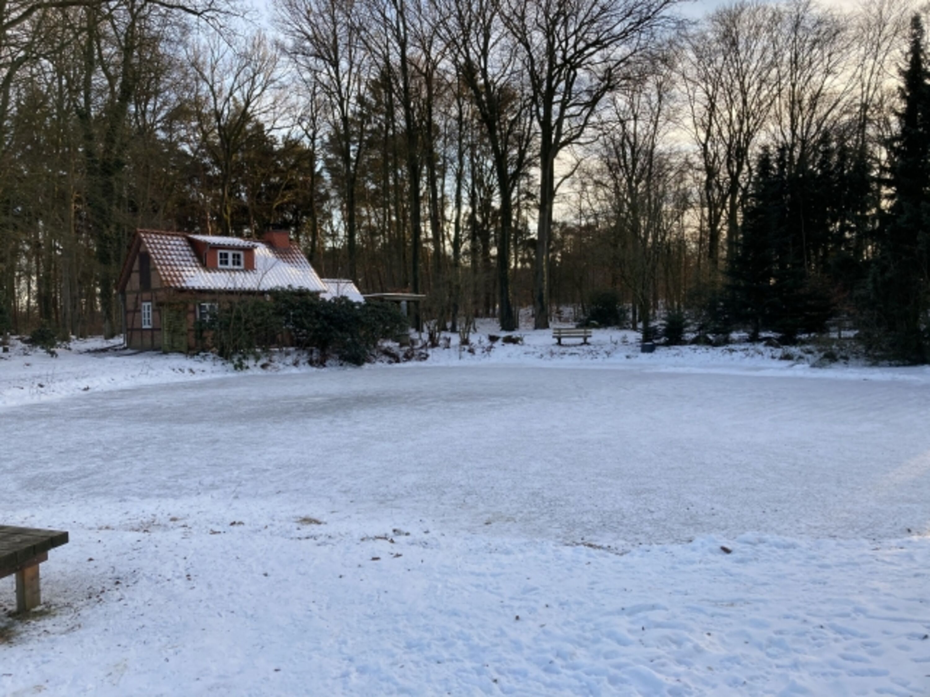 Ferienhaus Backhaus im Winter
