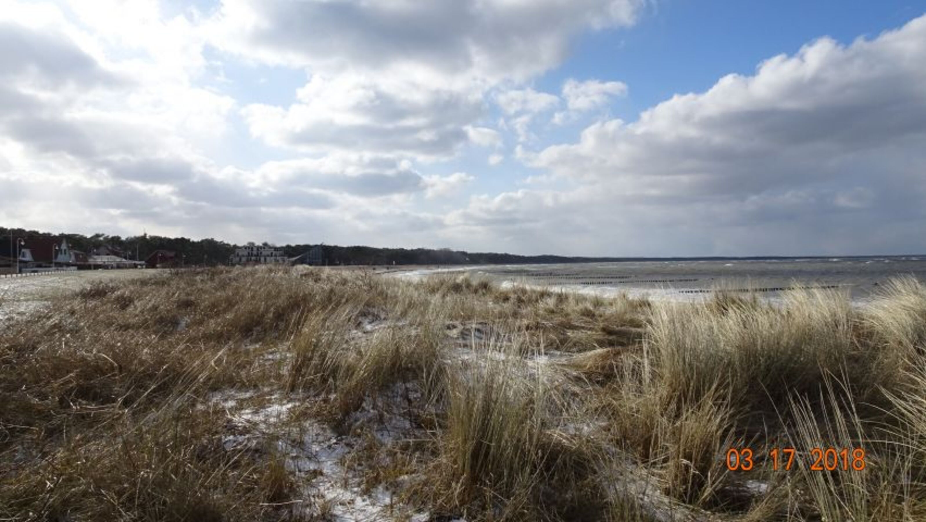 Strand im Winter