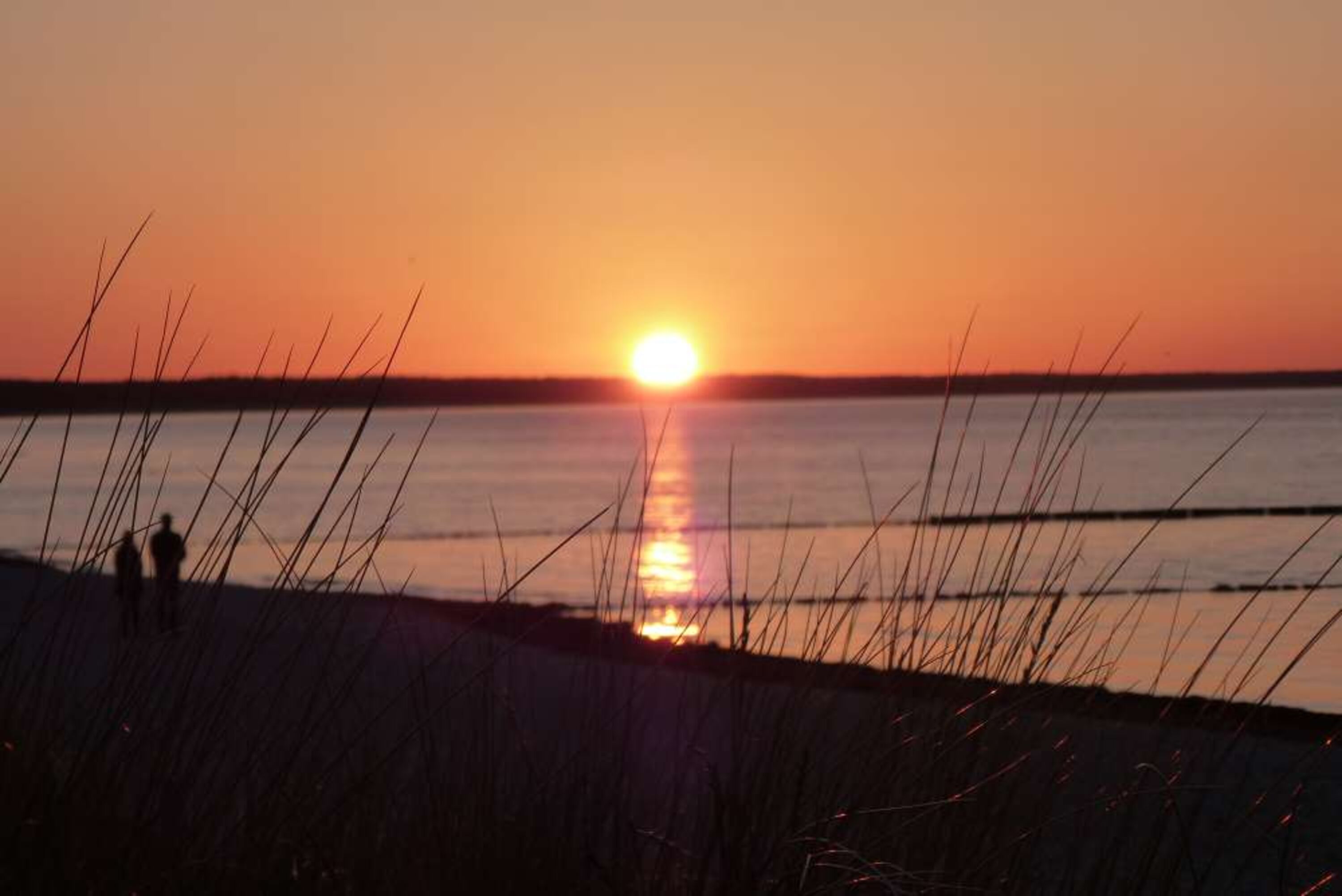 Sonnenuntergang am Strand von Glowe