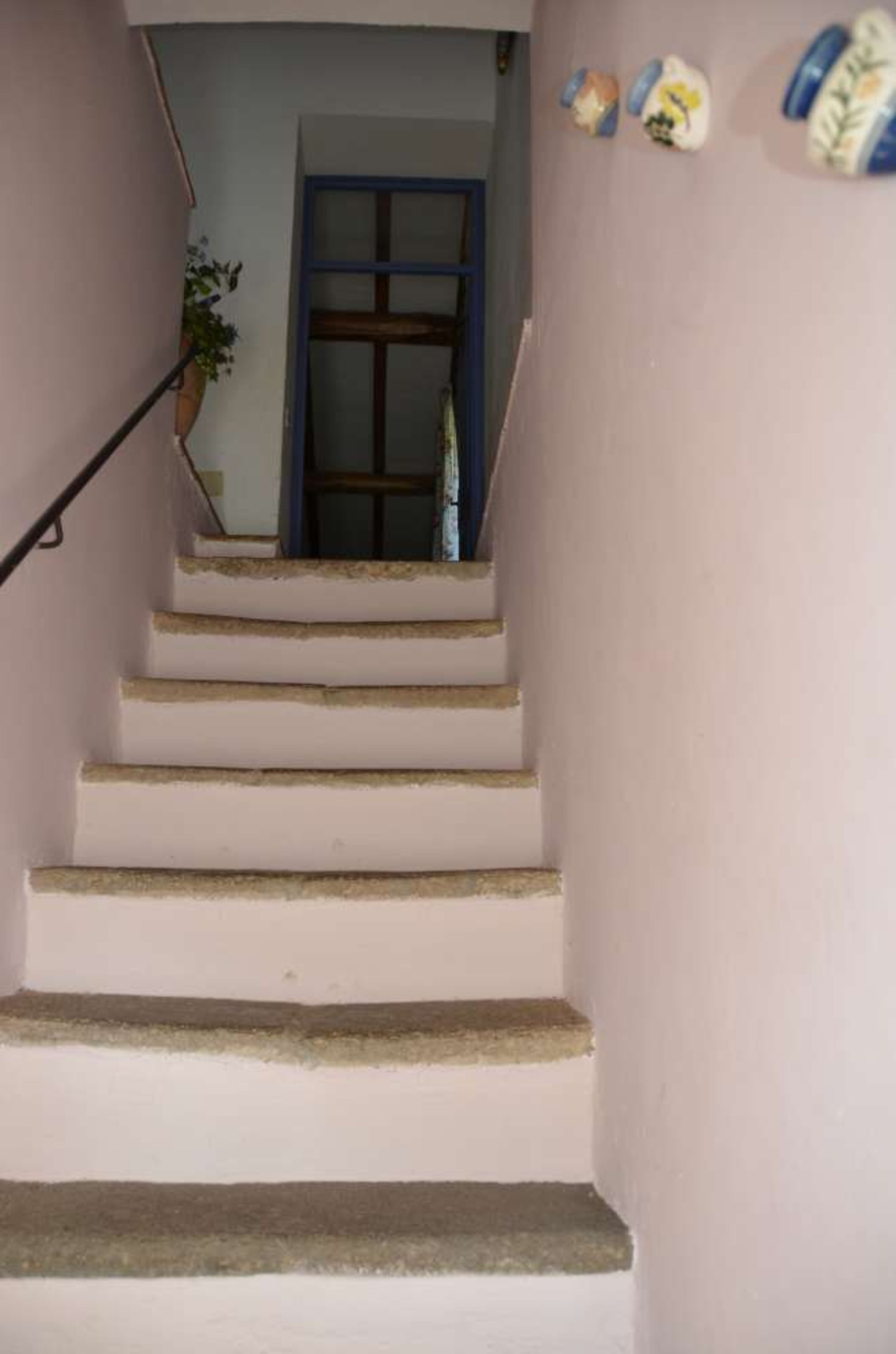 Treppe zum zweiten Stock