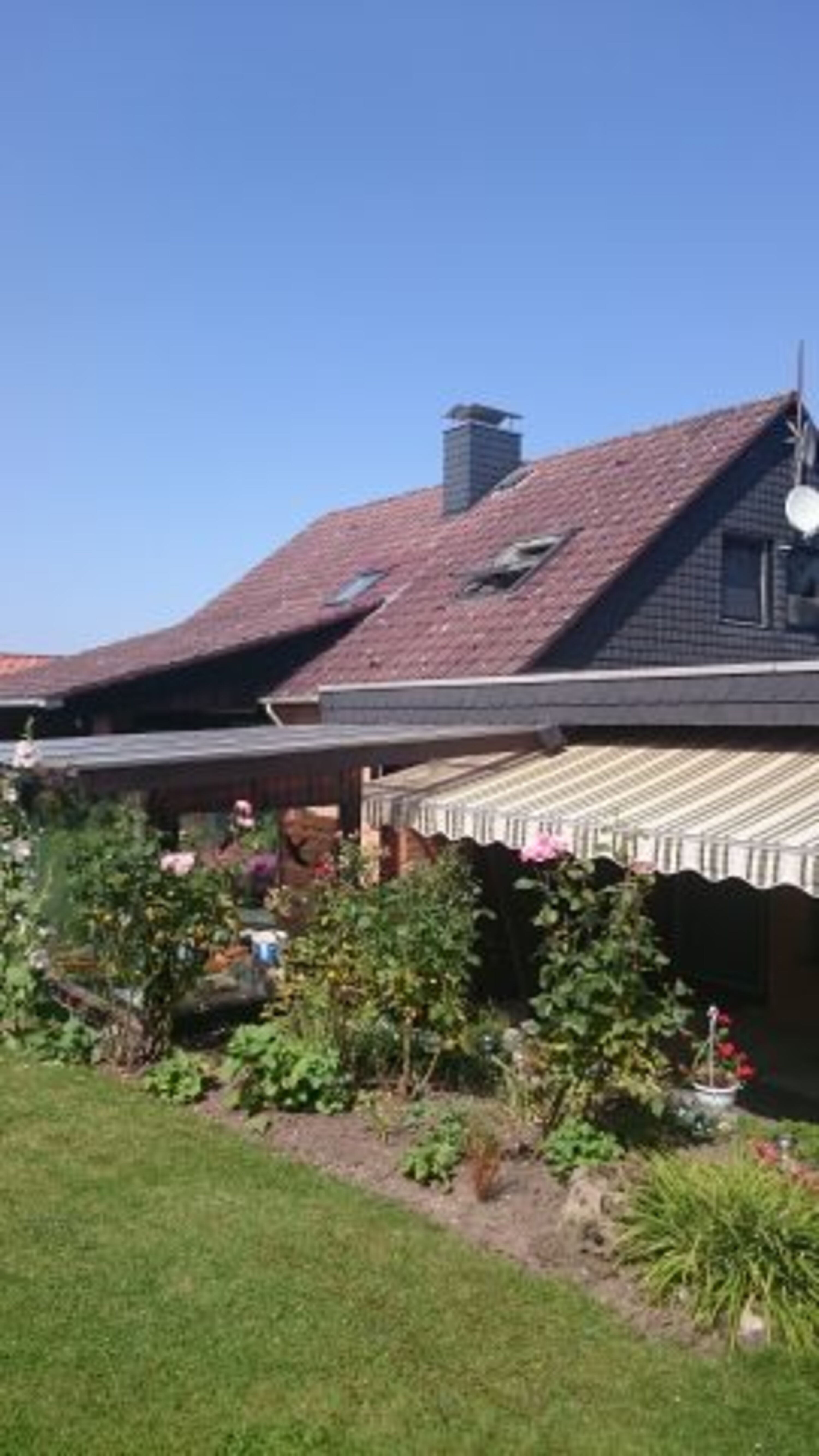 Haus von hinten