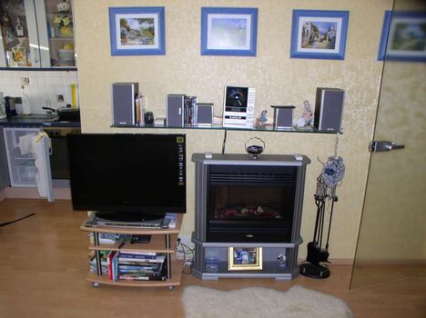 HD-TV, Kamin, Soundsystem, BlueRay Radio etc.
