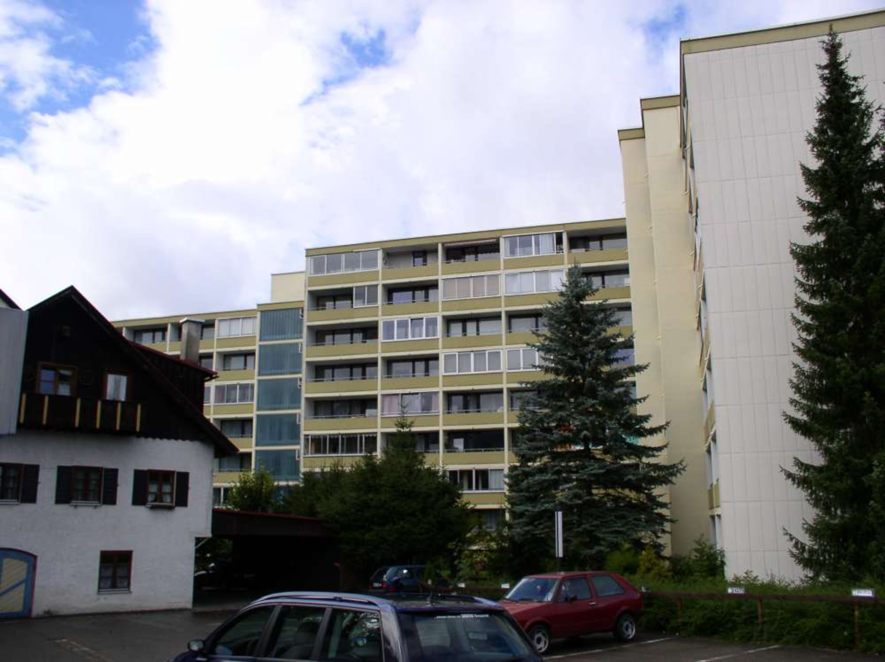 Rückseite des Gebäudes