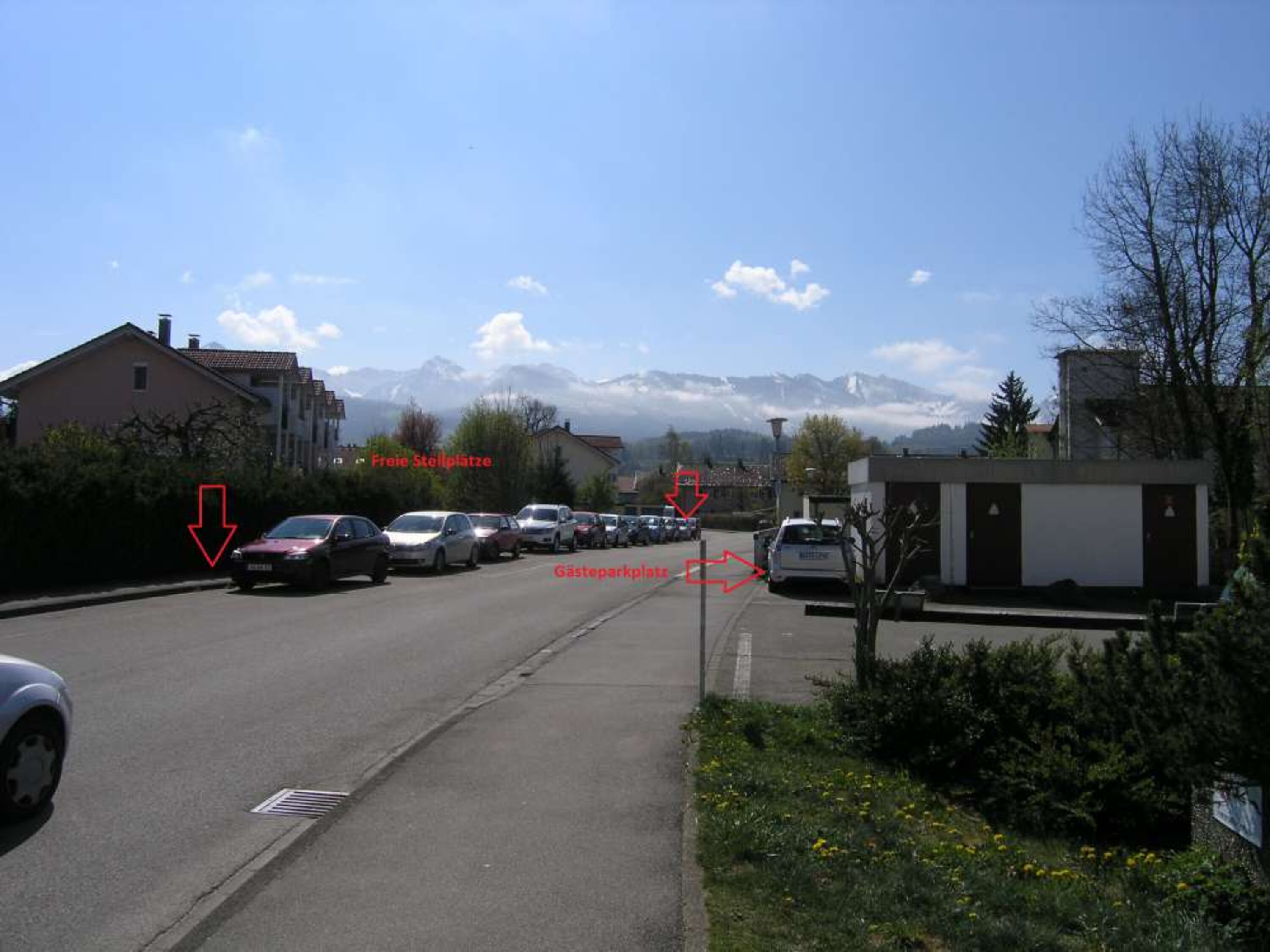 Der kostenlose Parkplatz