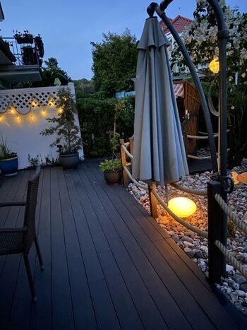 Terrasse am Abend