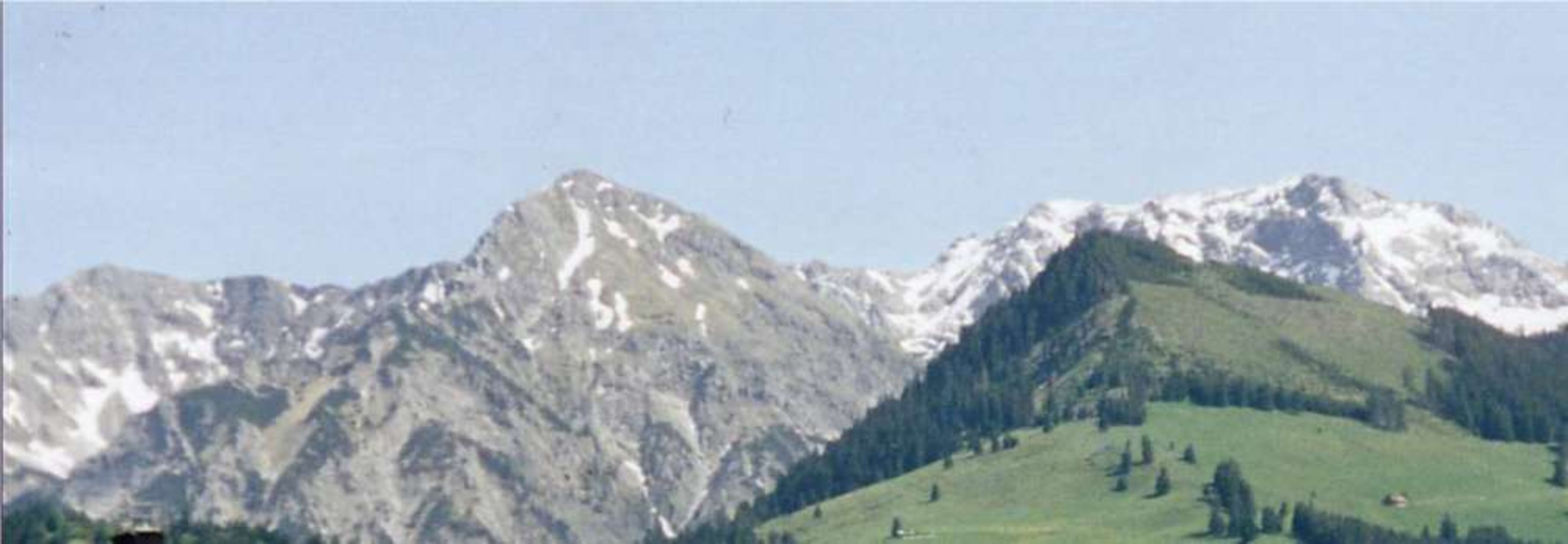 Blick auf die Hindelanger Berge