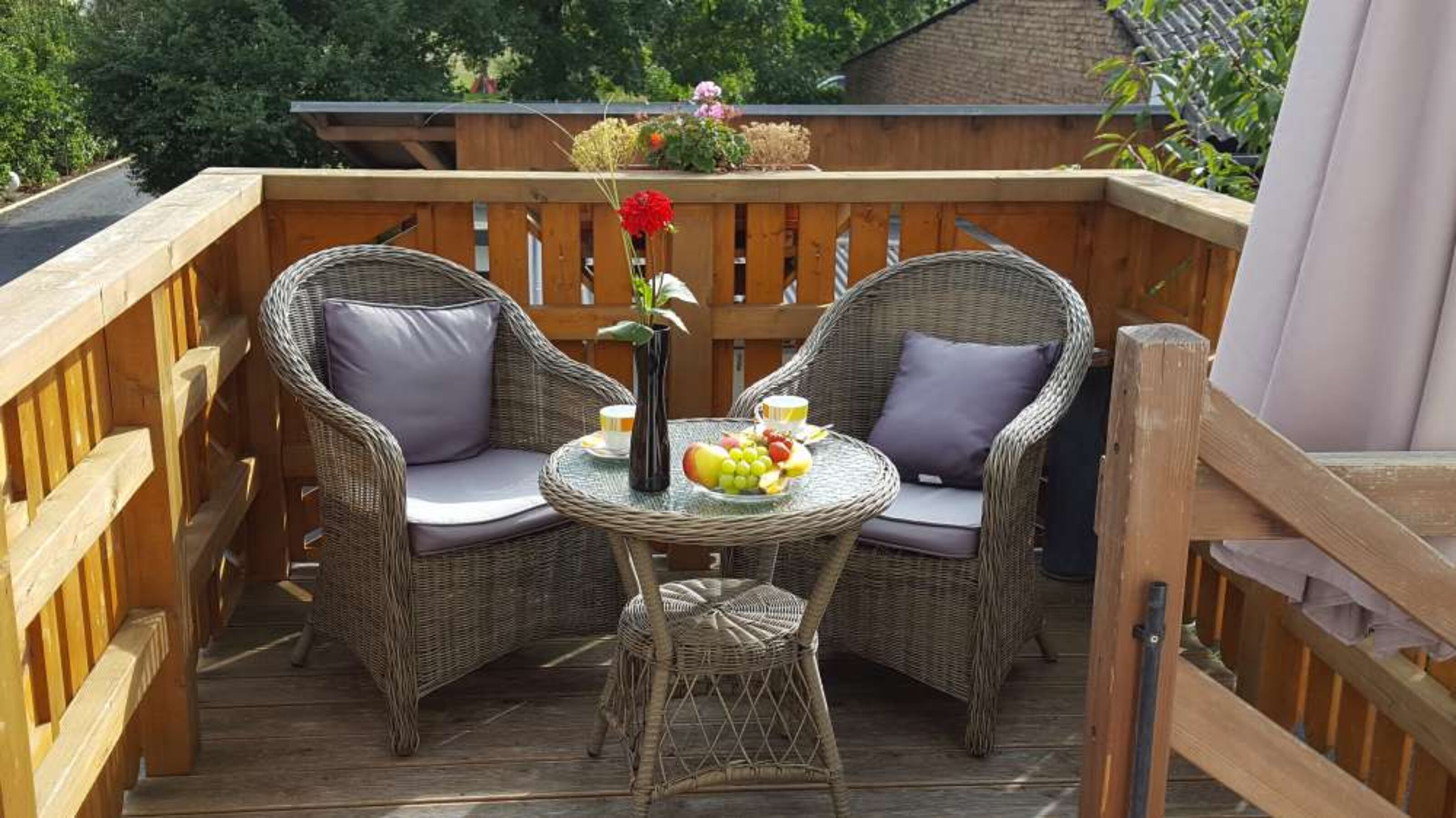 Balkon der FeWo II