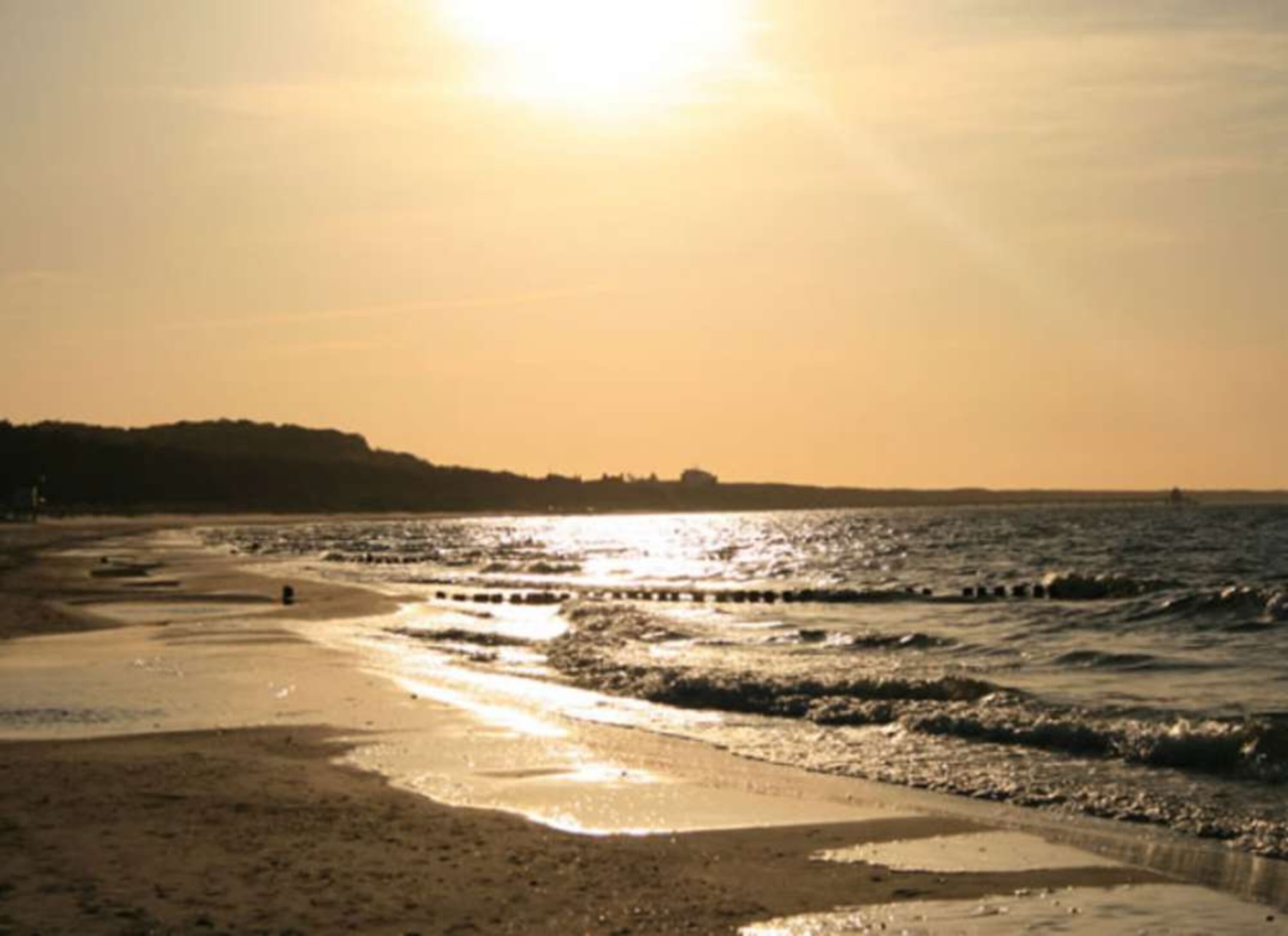 Sonnenuntergang am Strand