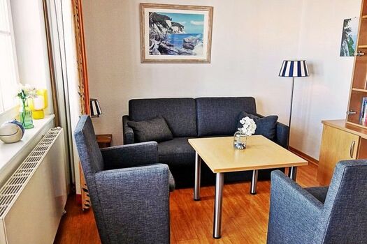 Wohnzimmer mit Schlafcouch