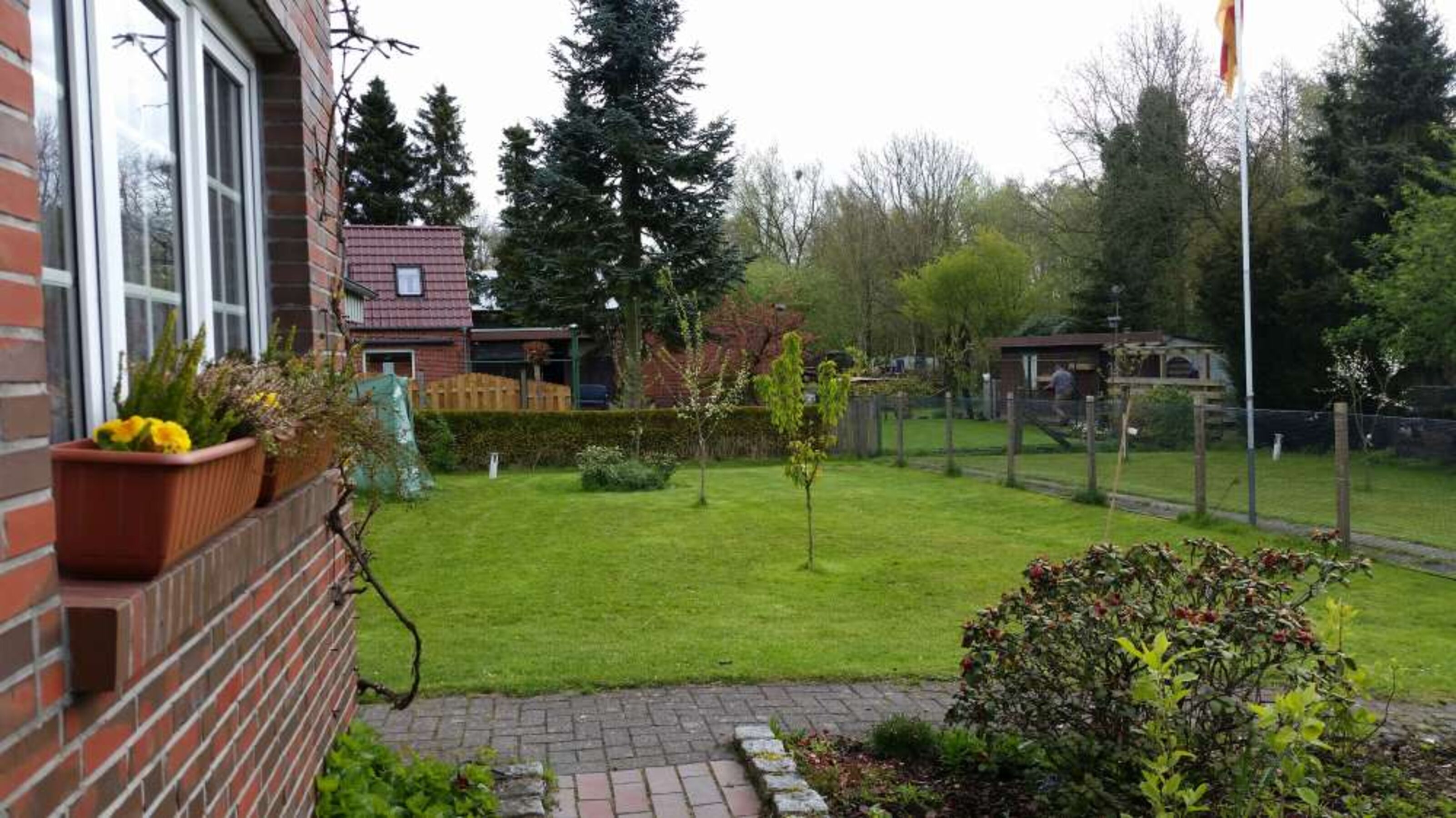 Garten der Ferienwohnung