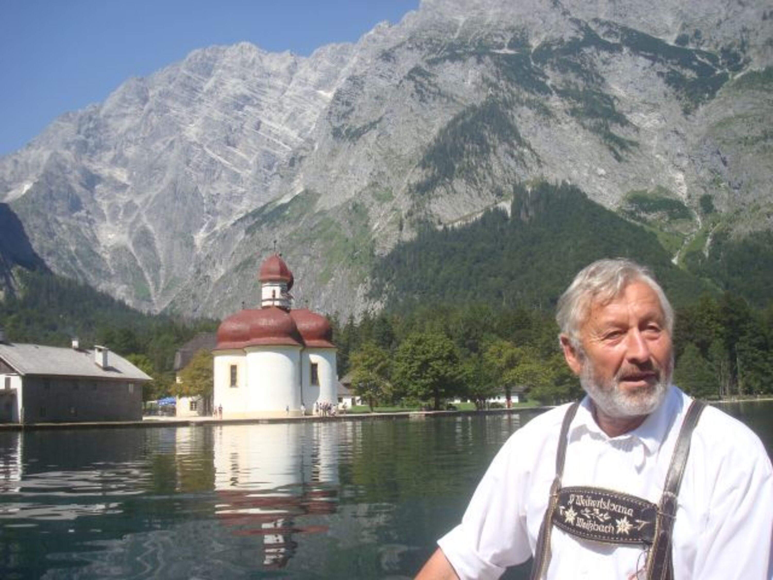 Bootsf. auf dem Königsee mit St.Bartholomä u.Watzmann Ostwand