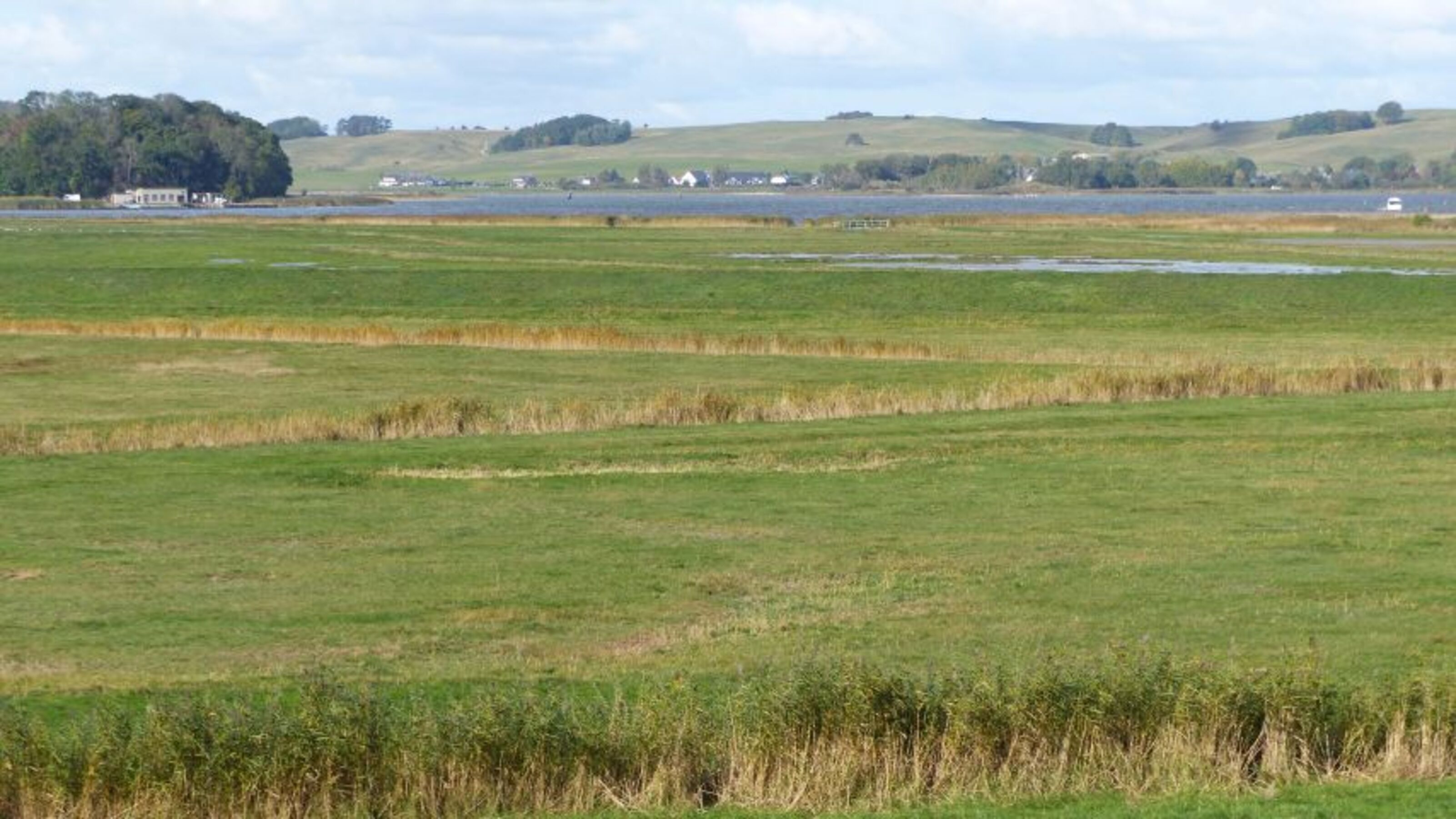 direkt gegenüber liegt der Zicker See