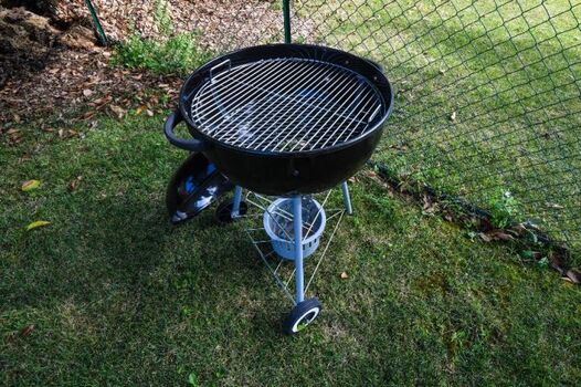 Grill im Garten