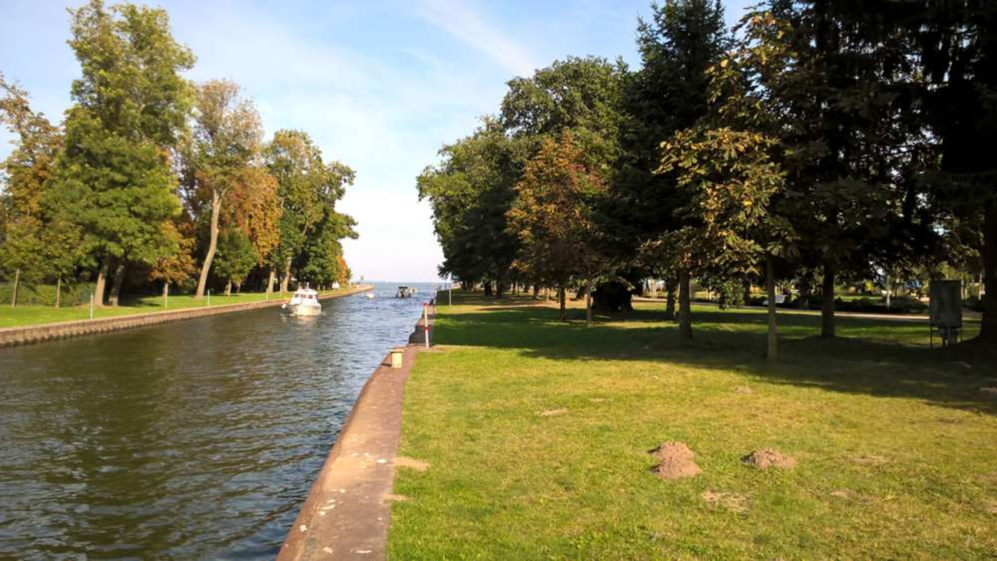 Der Kanal von Ueckermünde zum Haff