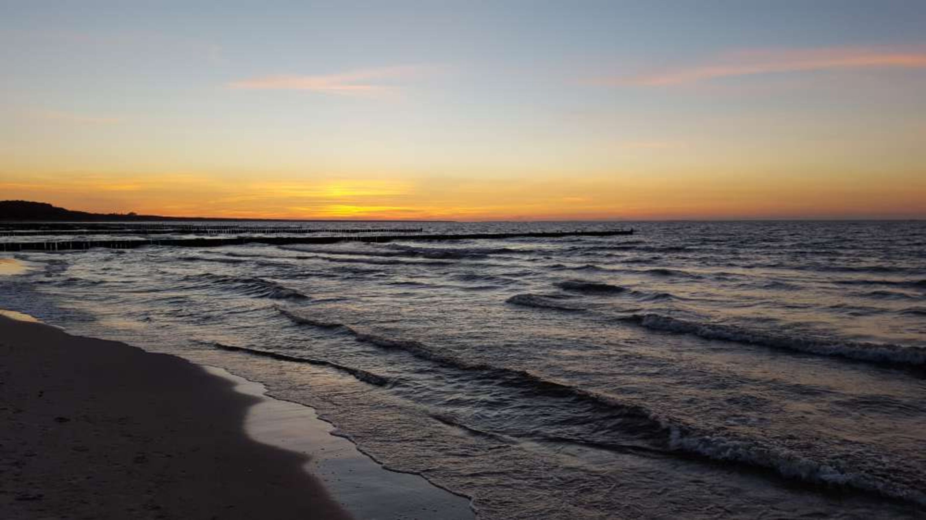 Sonnenuntergang am Strand