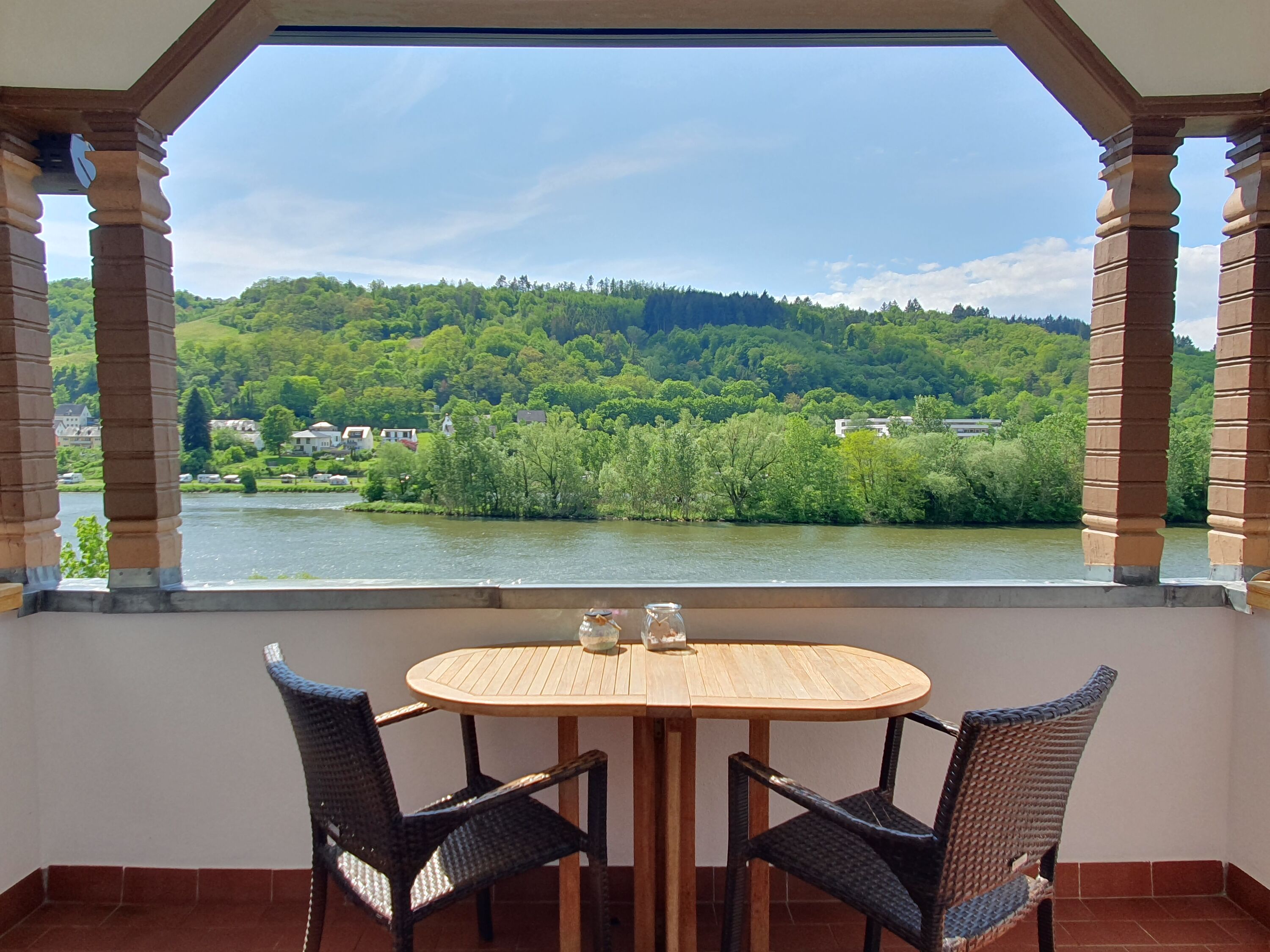 Balkon der Fewo im 2.Stock mit herrlicher Aussicht