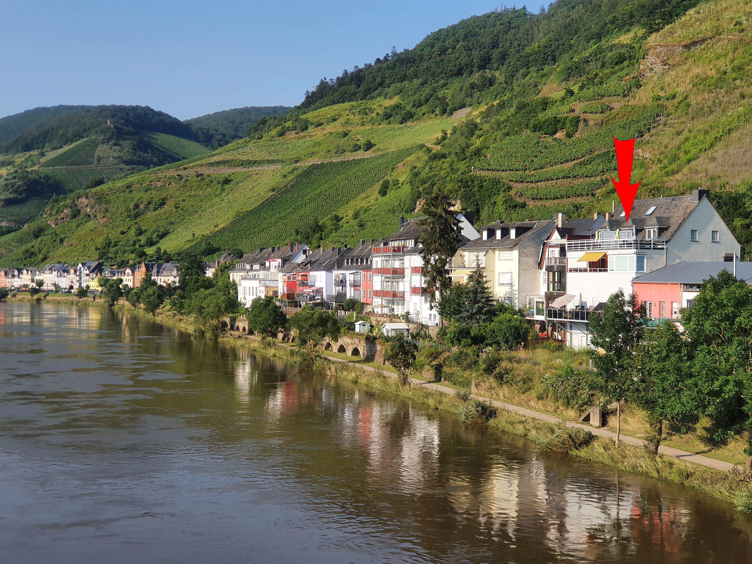 Lage der Fewo Moselflair