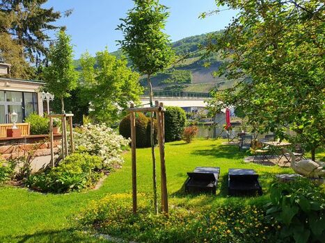 Moselgarten des Ferienhauses