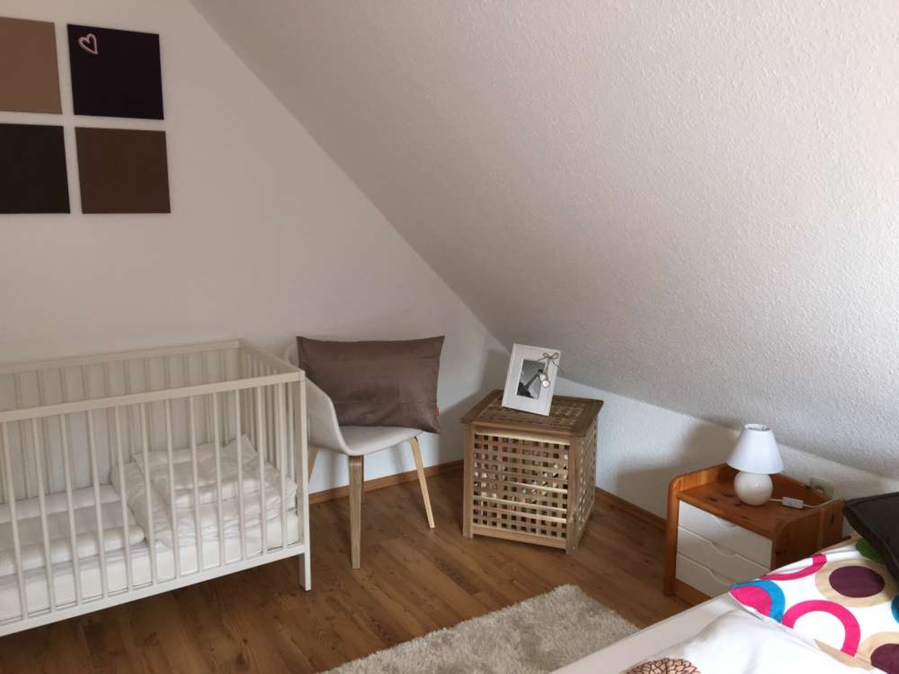 Schlafzimmer mit Doppelbett