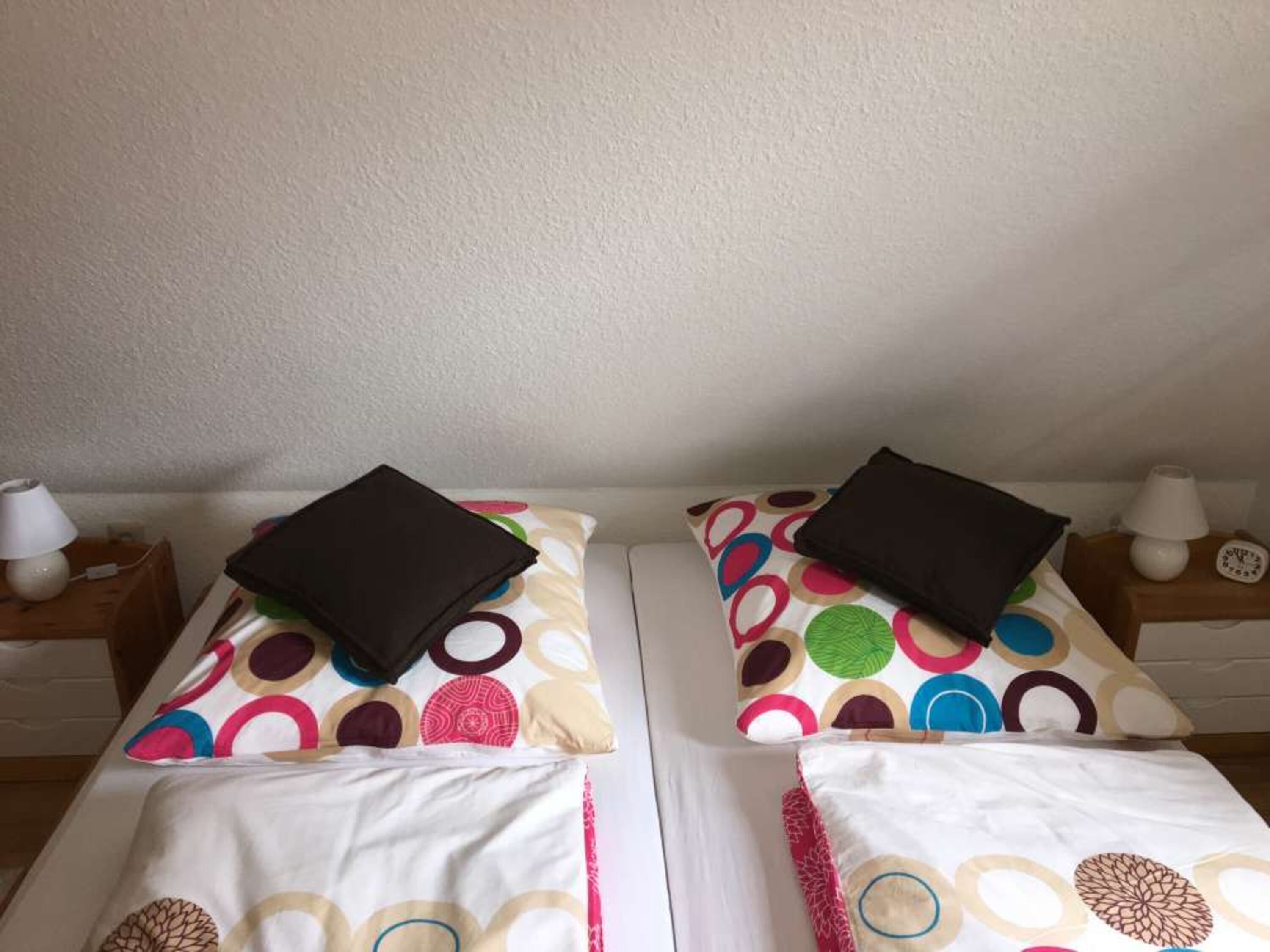 Schlafzimmer mit Doppelbett