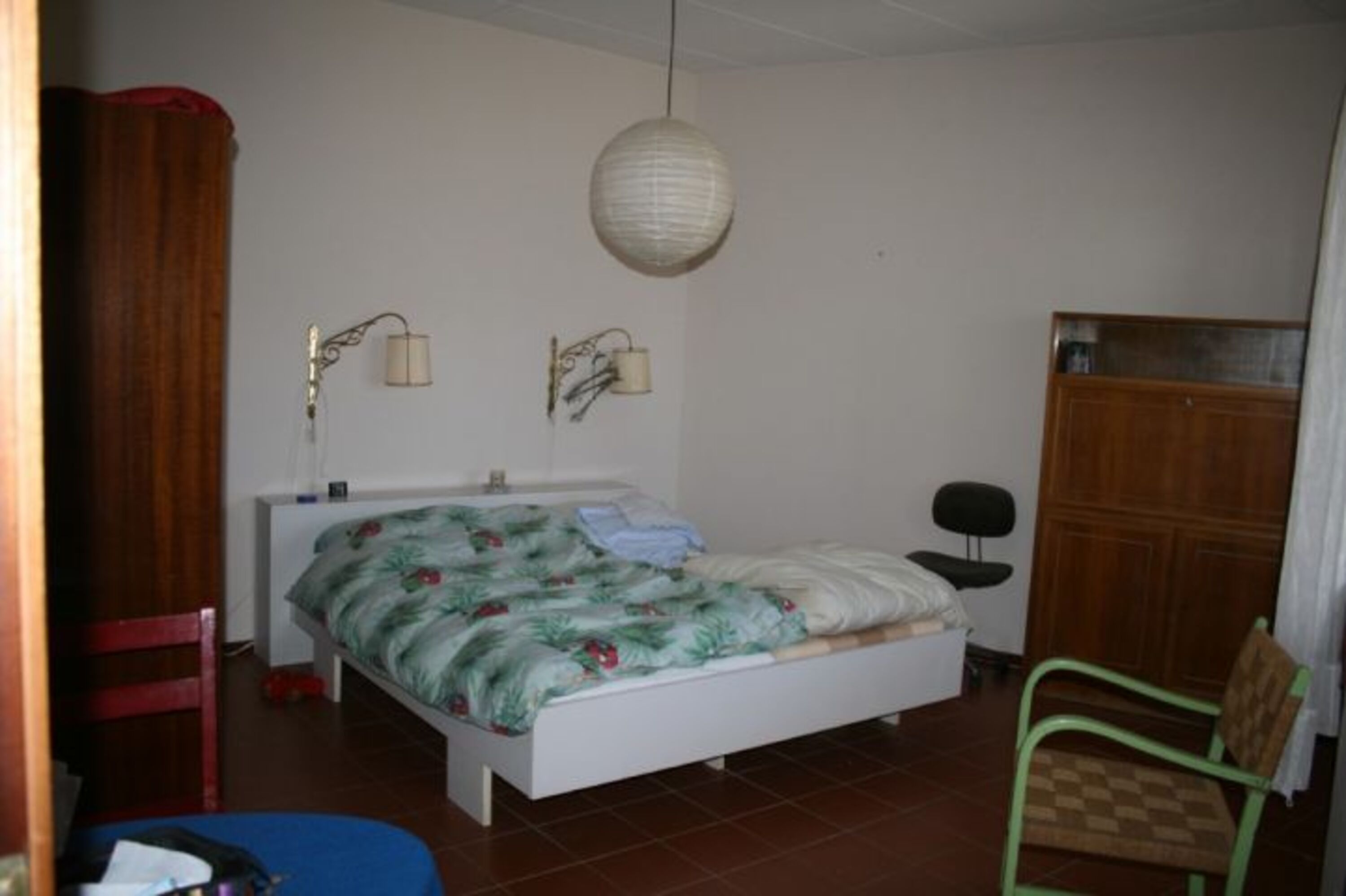 Schlafzimmer altes Bild
