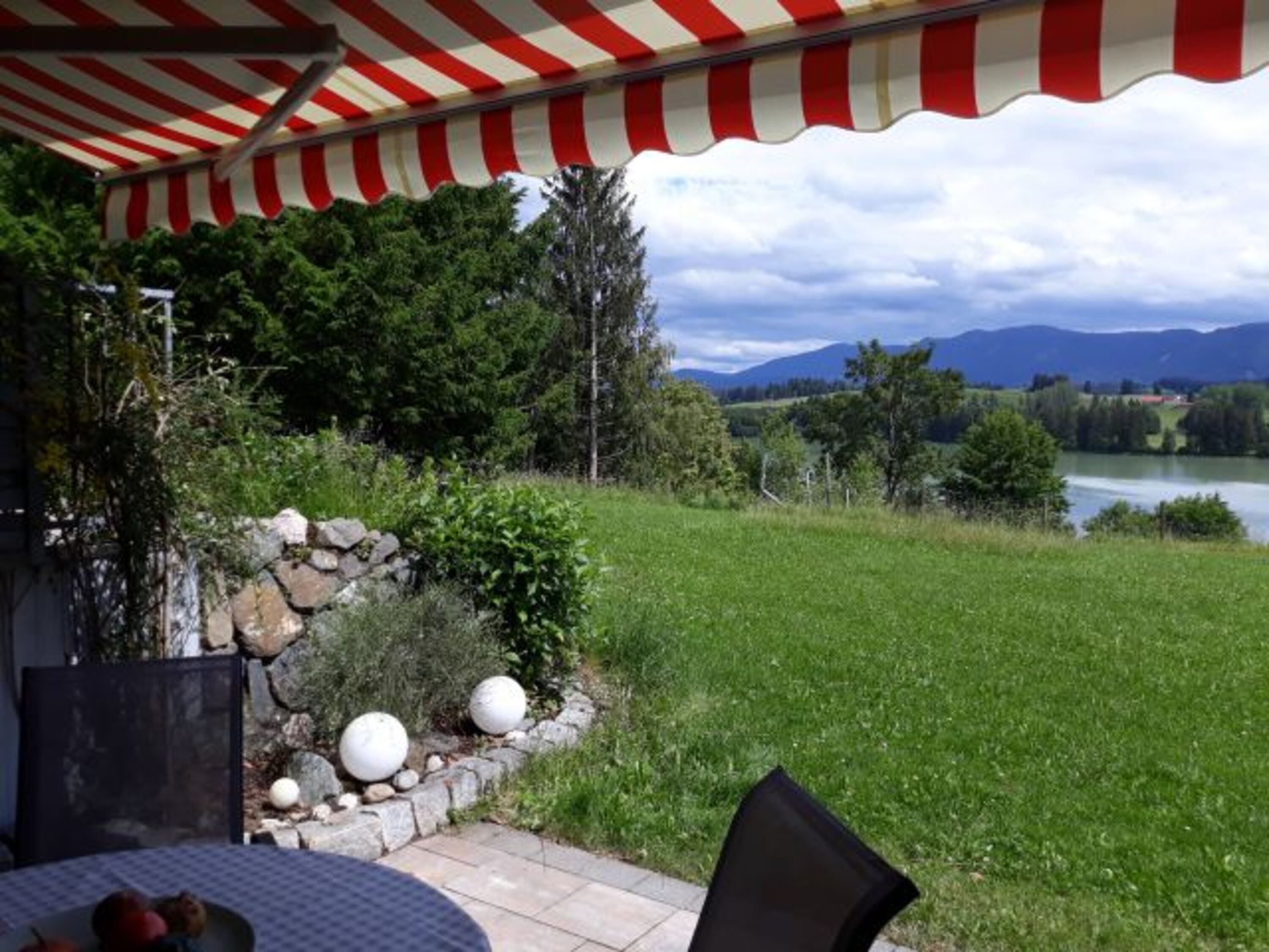 Terrassenidyll am Lechsee