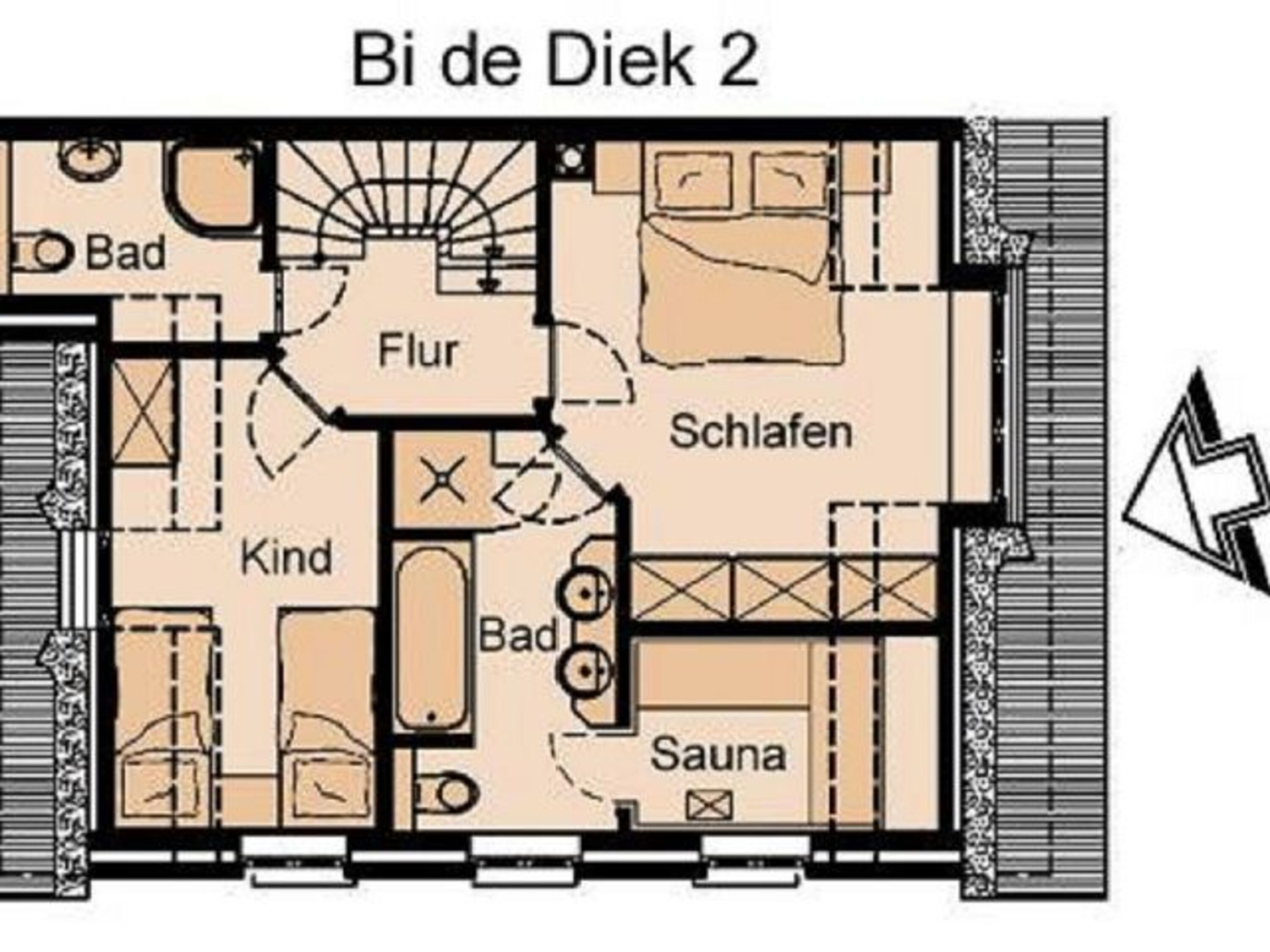 Grundriss Dachgeschoss