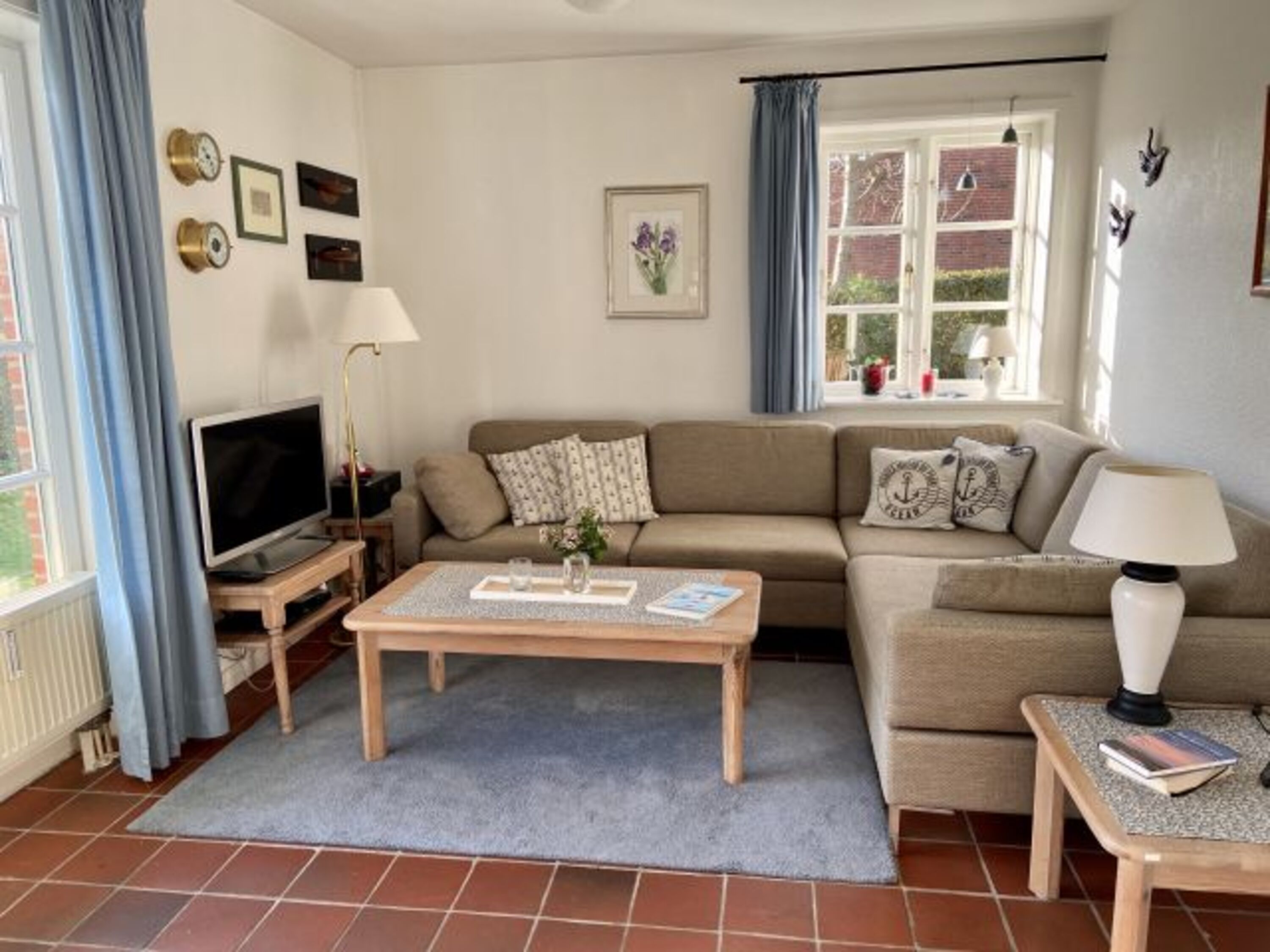 Im gemütlichen Wohnzimmer