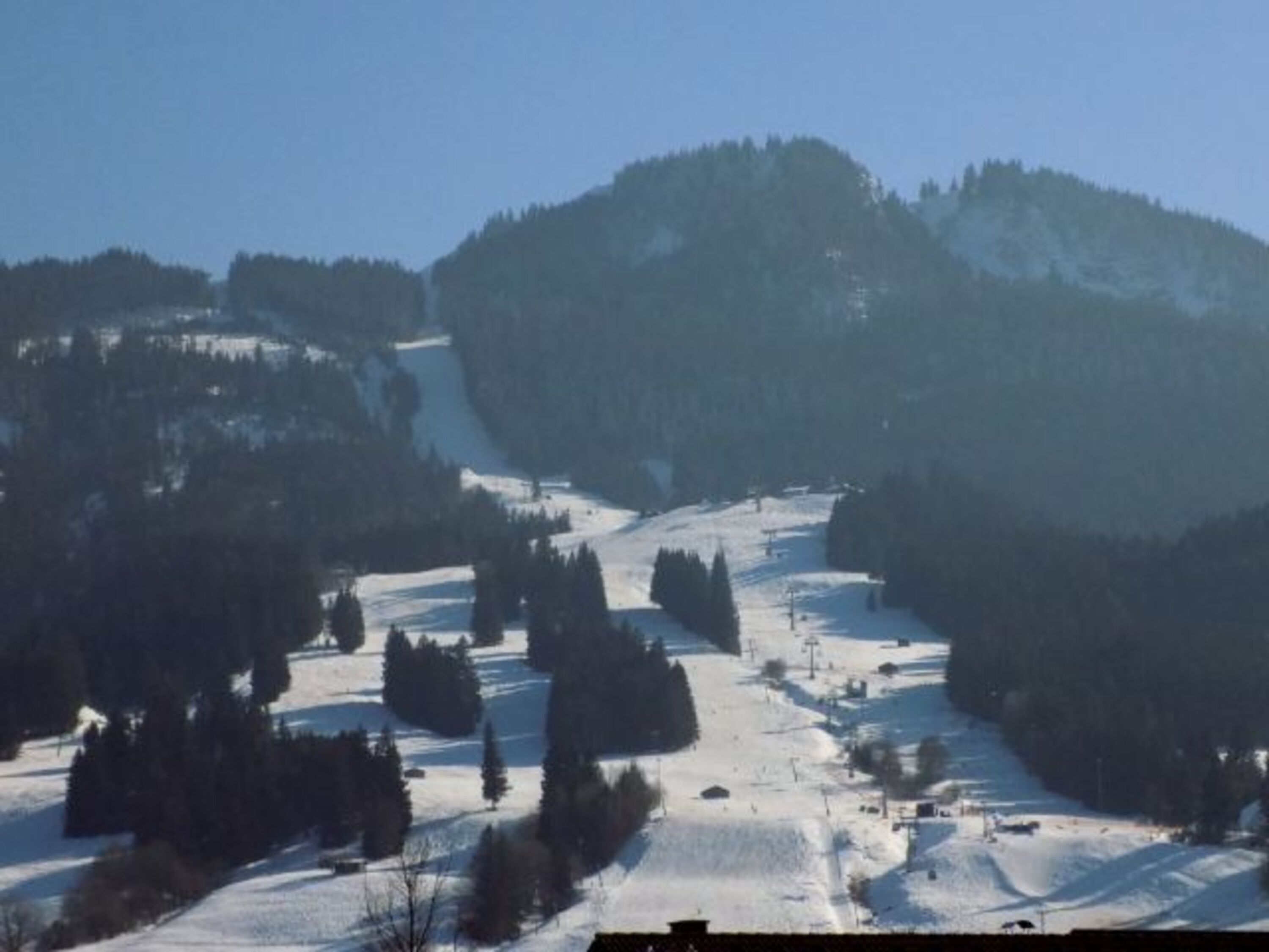 Blick auf den Hausberg "Alpspitz"