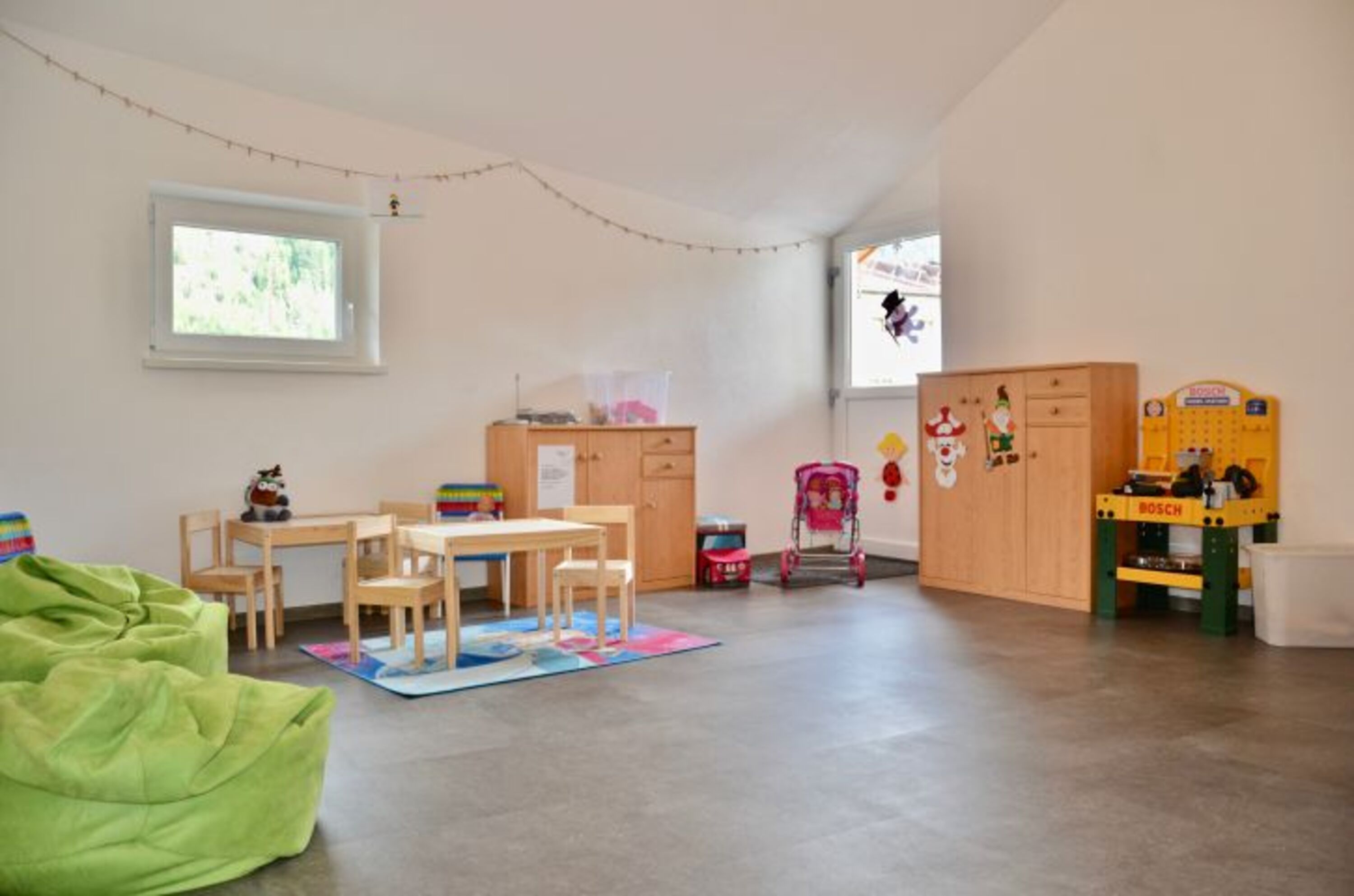 Freizeitraum im Ferienhaus Tirol