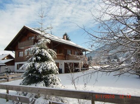 Der erste Schnee Haus und Garten in Trauchgau