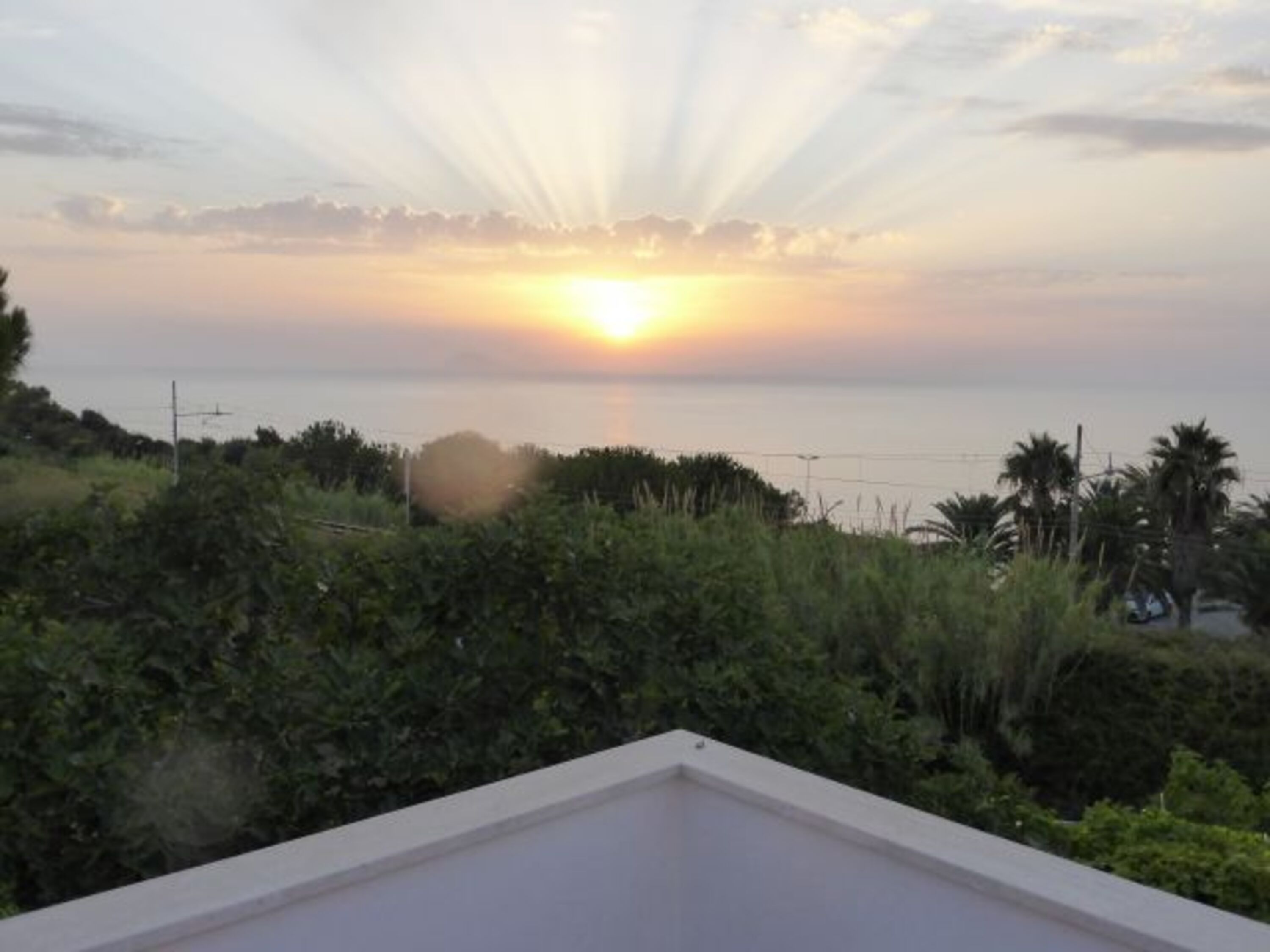 Abends auf der Terrasse
