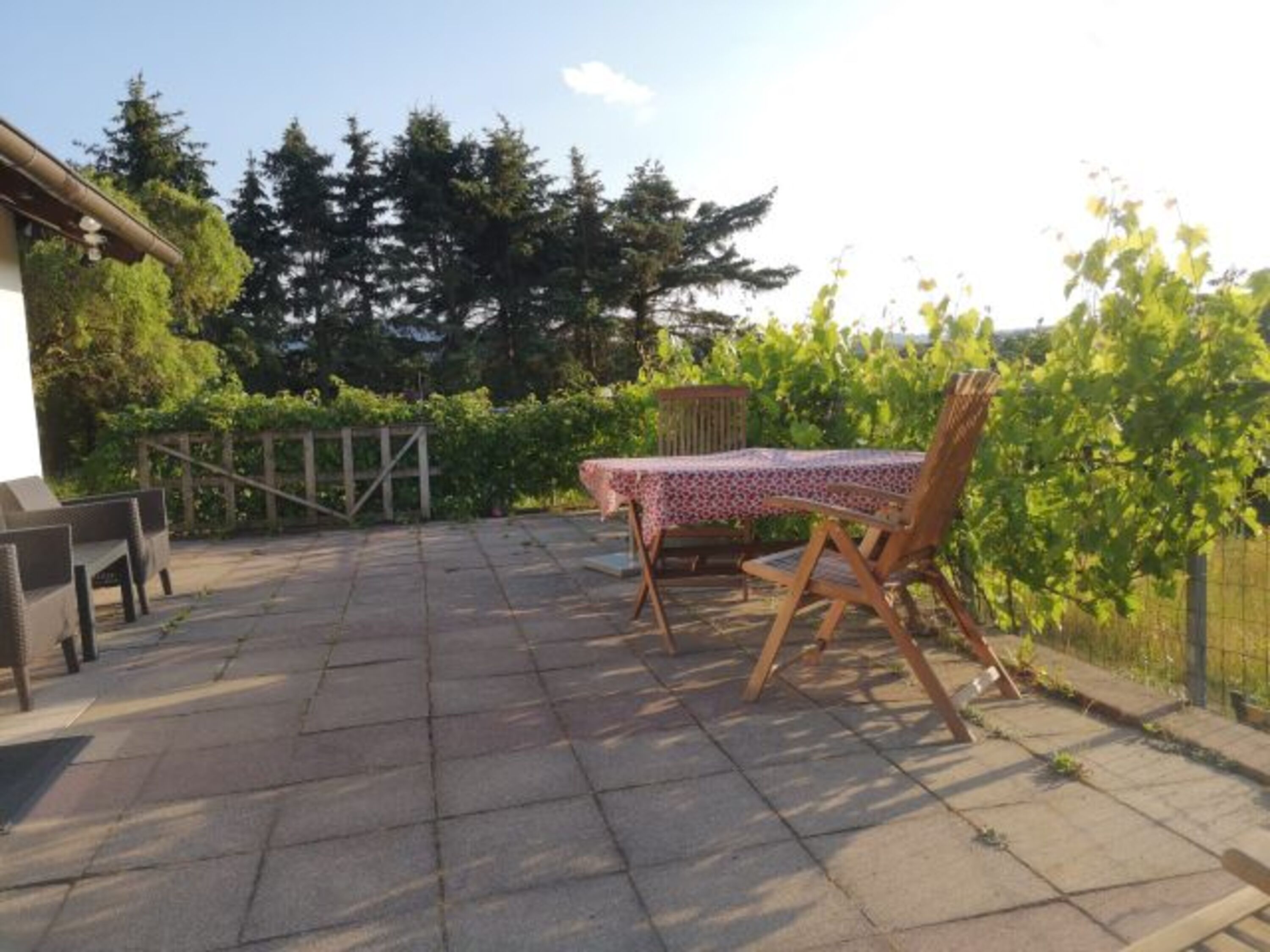 Terrasse am Ferienhaus