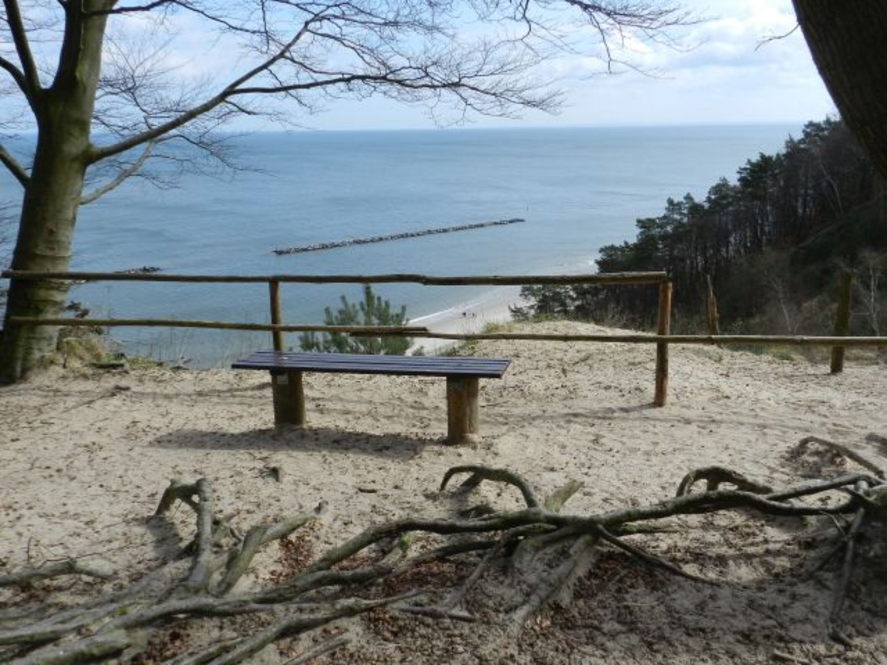 Steilküste Koserow mit Blick auf die Ostsee