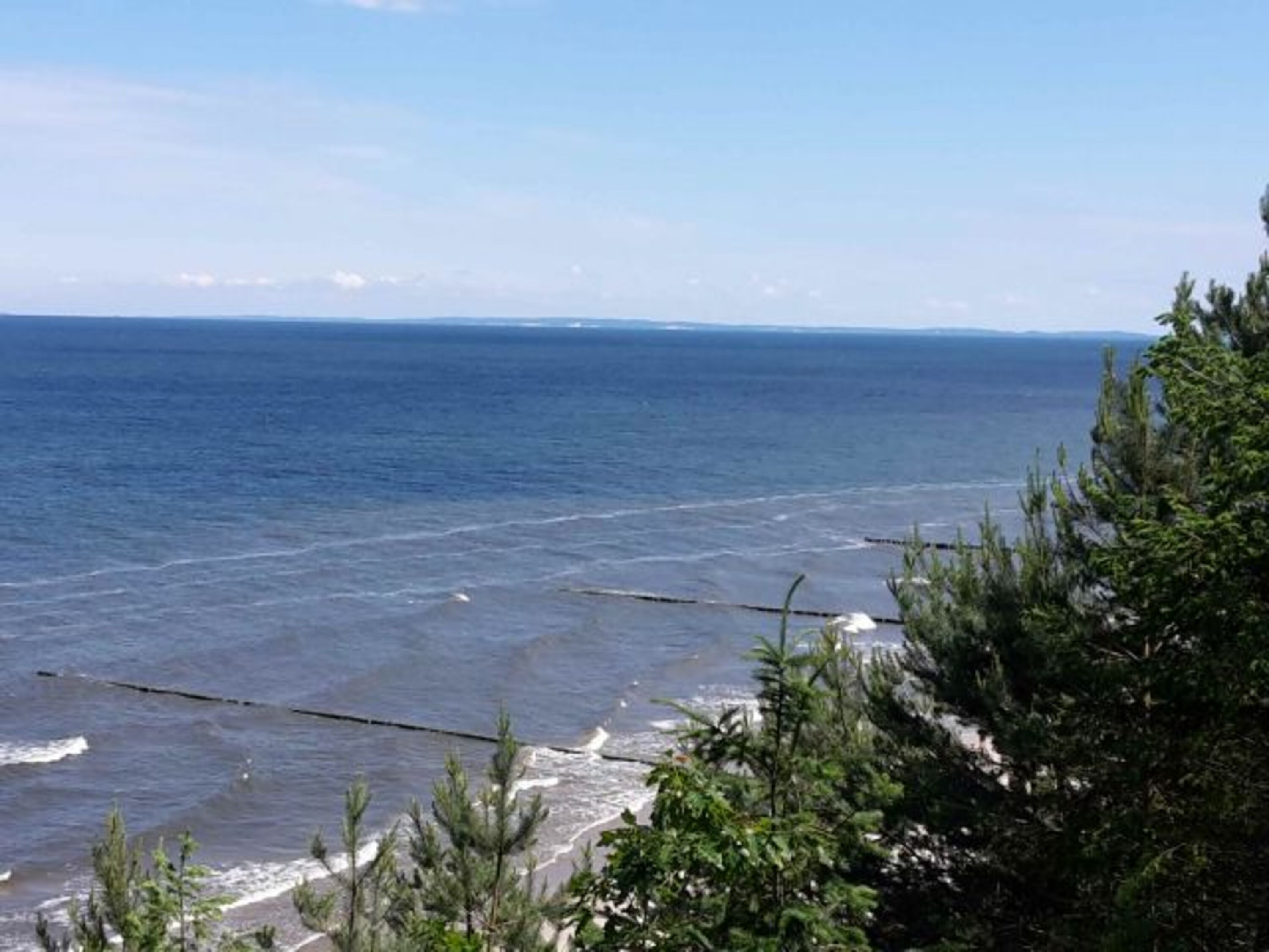 von der Steilküste Koserow mit Blick auf die Ostsee