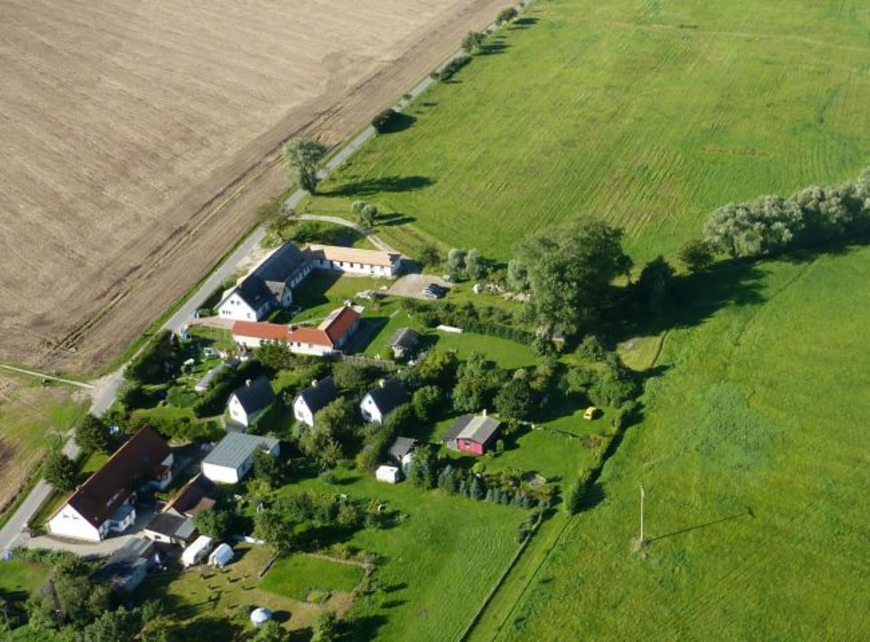 Ansichten von oben auf das Grundstück