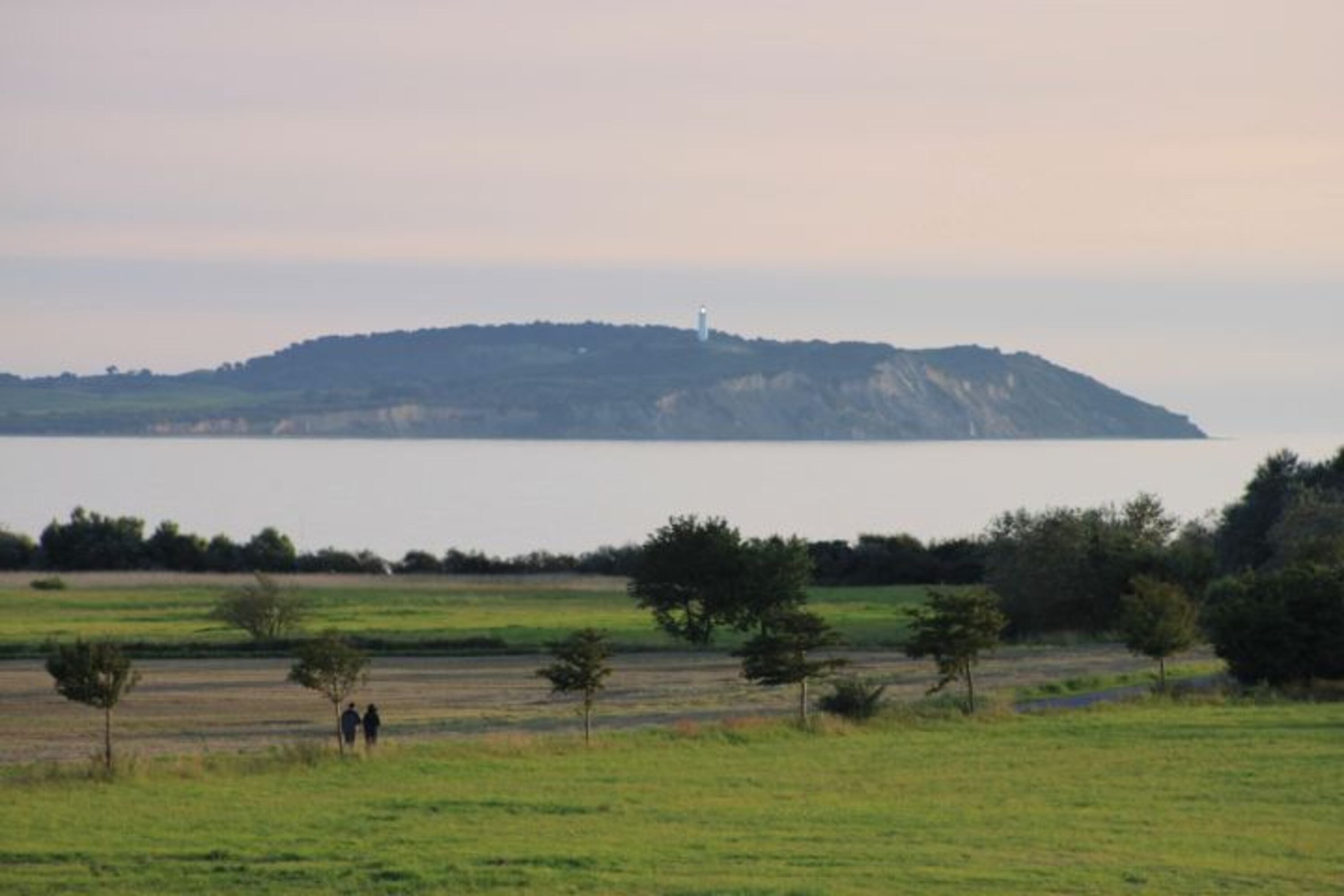 die Nachbarinsel Hiddensee von uns aus gesehen