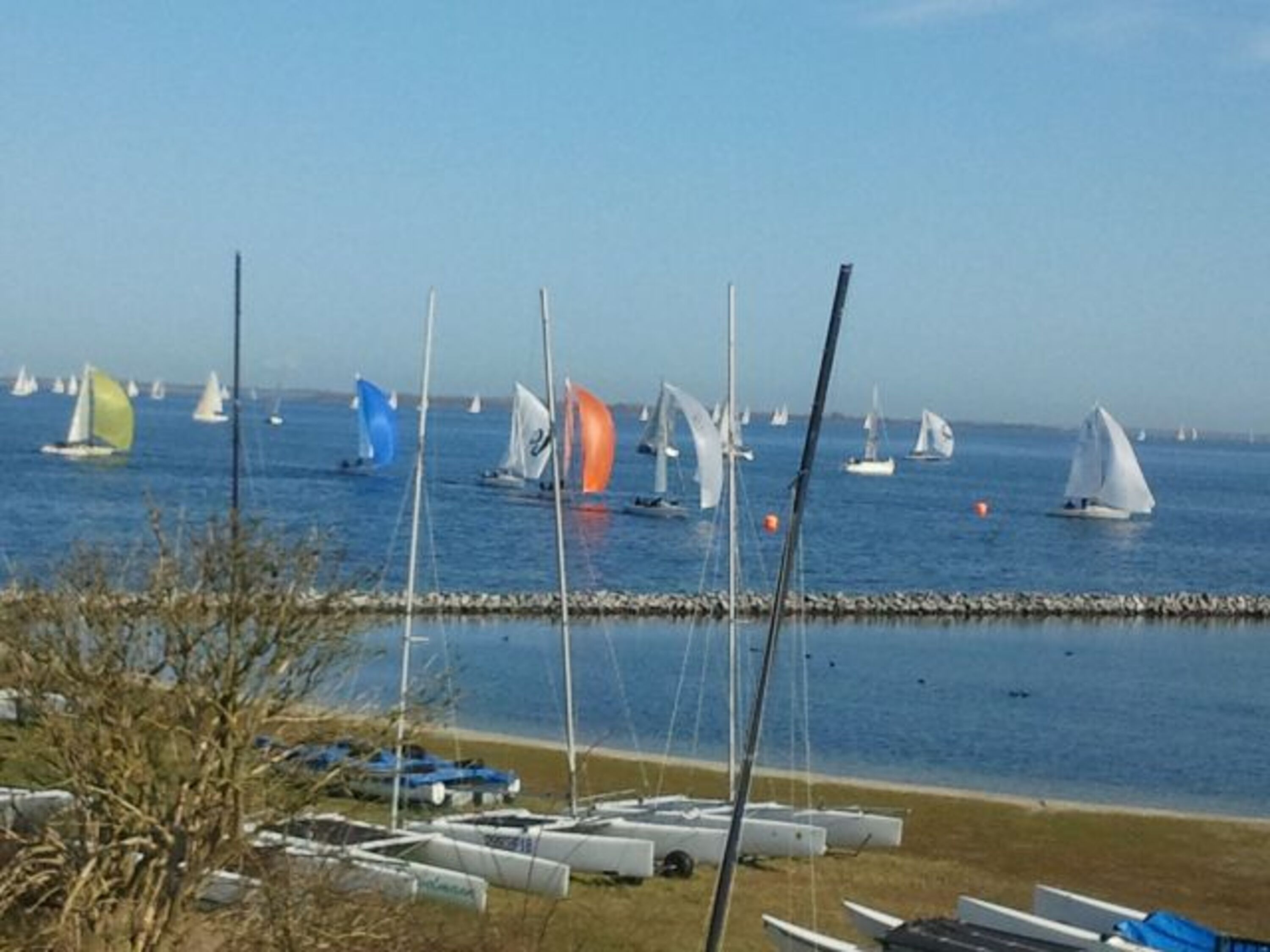 Segeln auf dem Grevelingen bei Den Osse