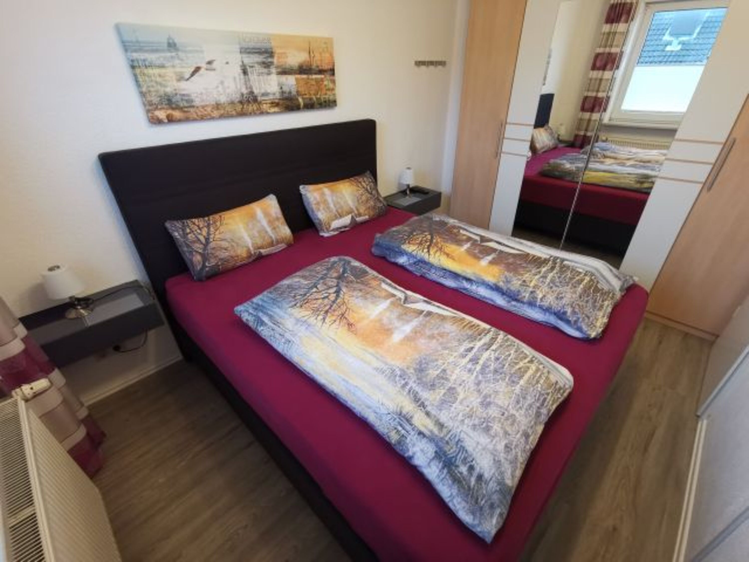 Kleiderschrank im Schlafzimmer