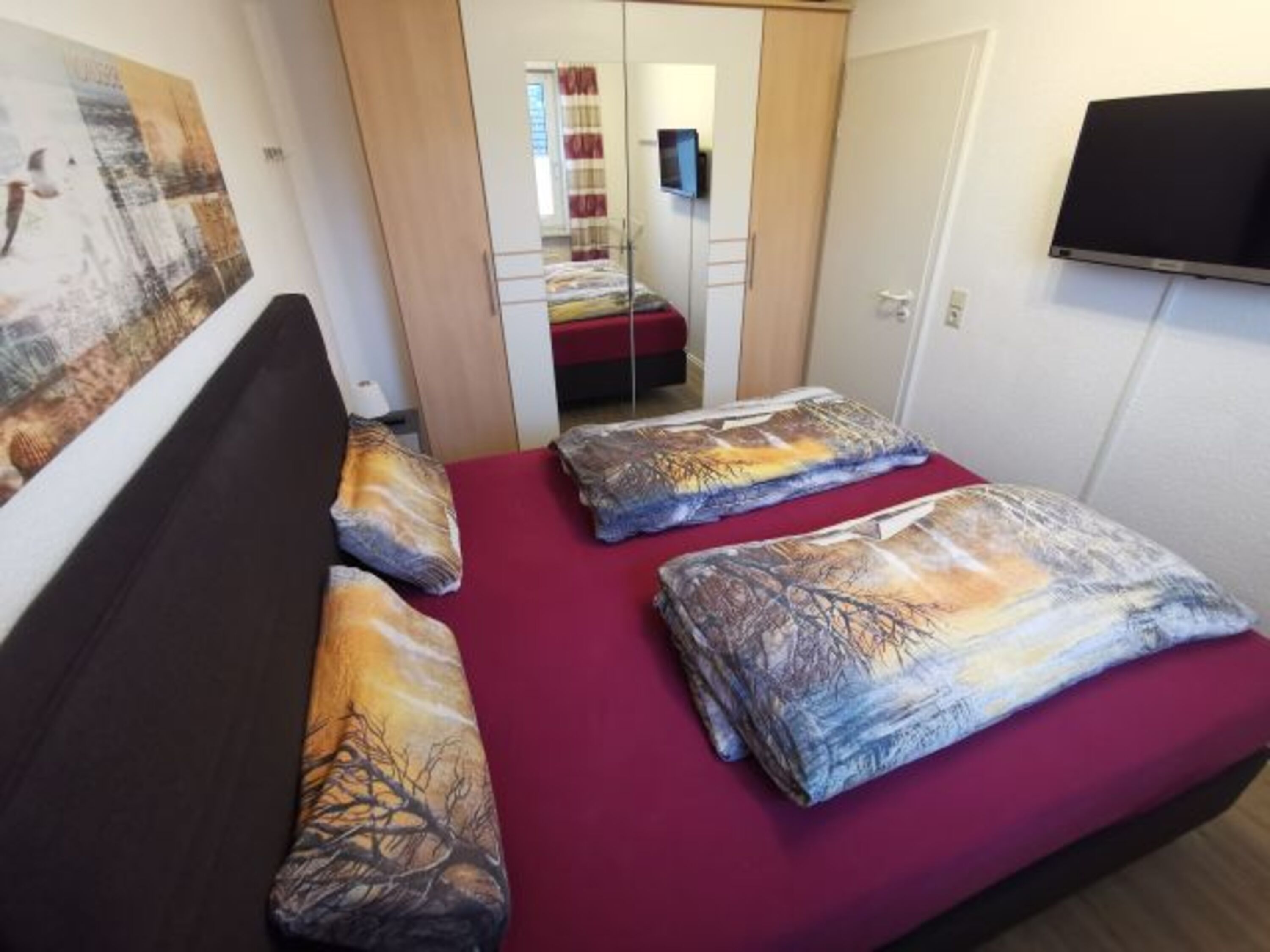 Fernseher im Schlafzimmer