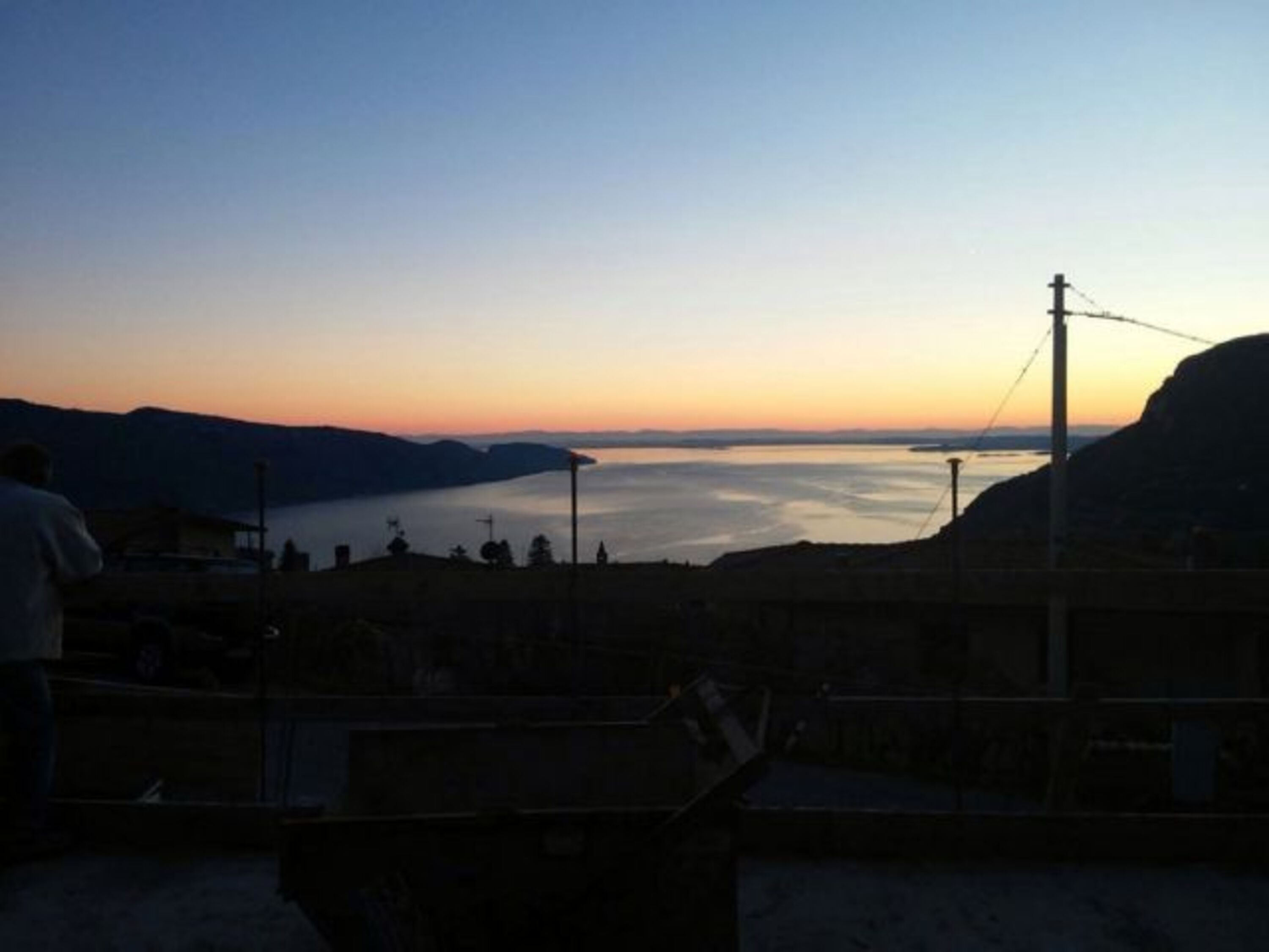 Sonnenuntergagn vom Balkon