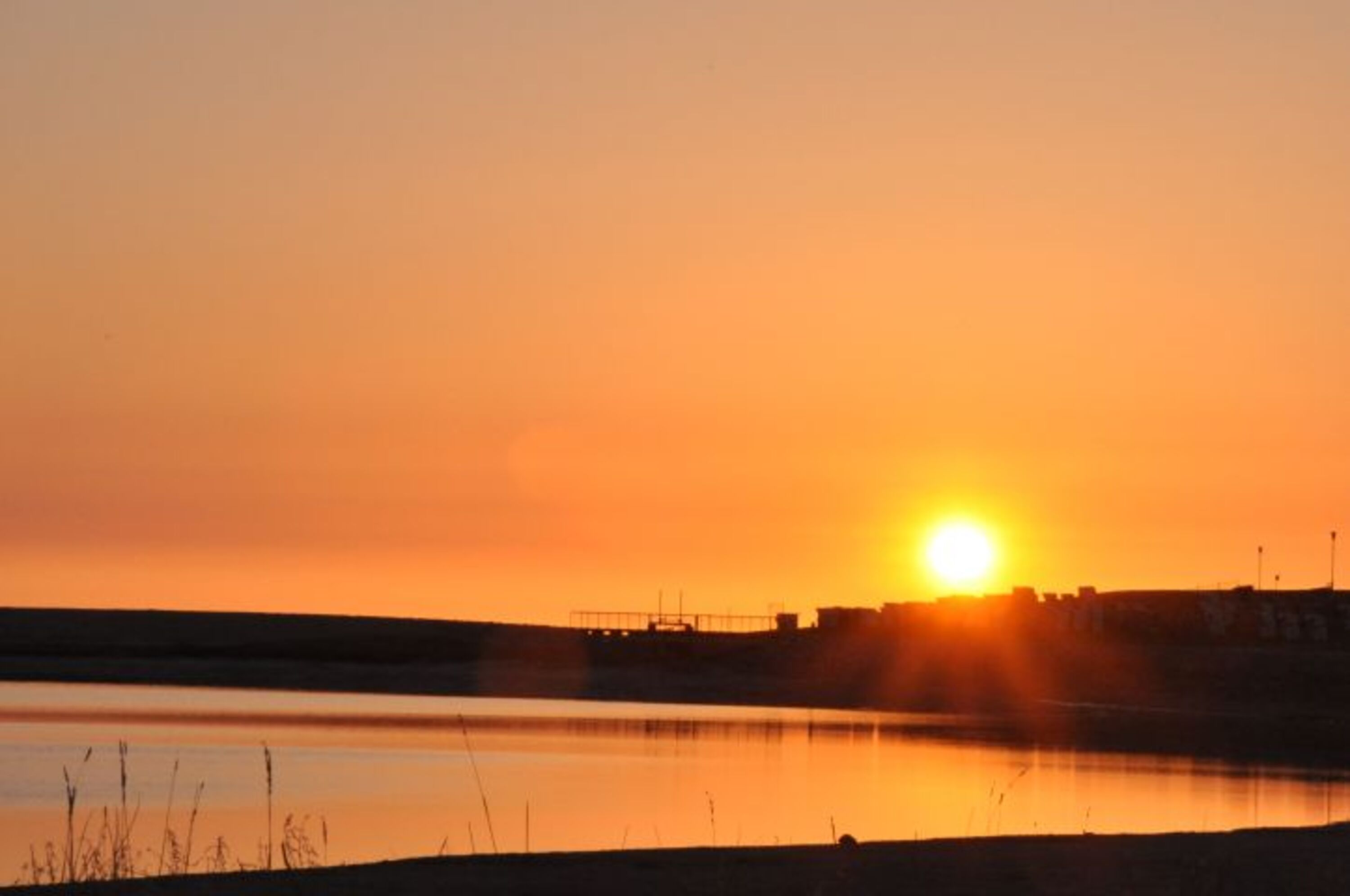 Sonnenuntergang in der Lagune