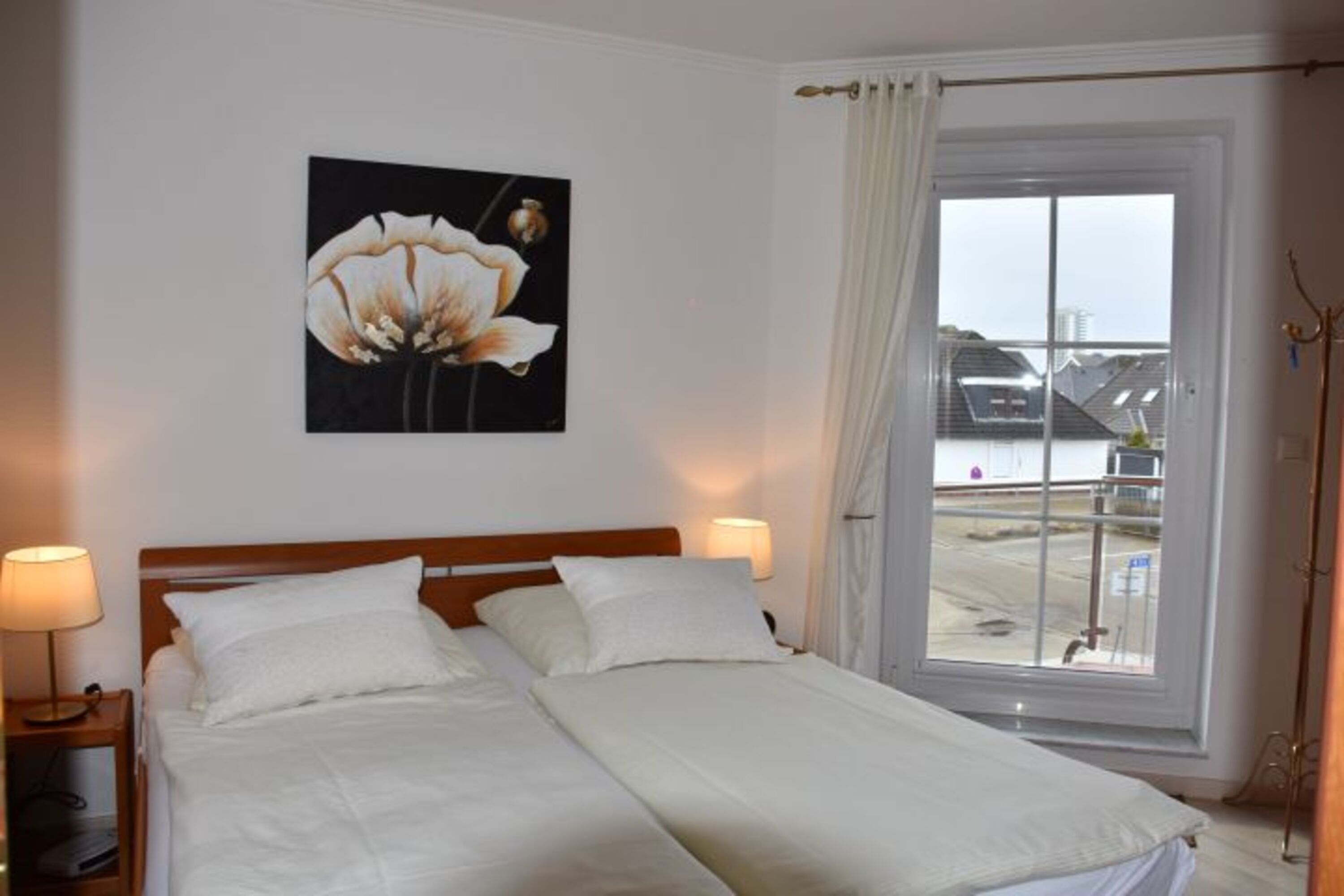 Schlafzimmer mit Doppelbett