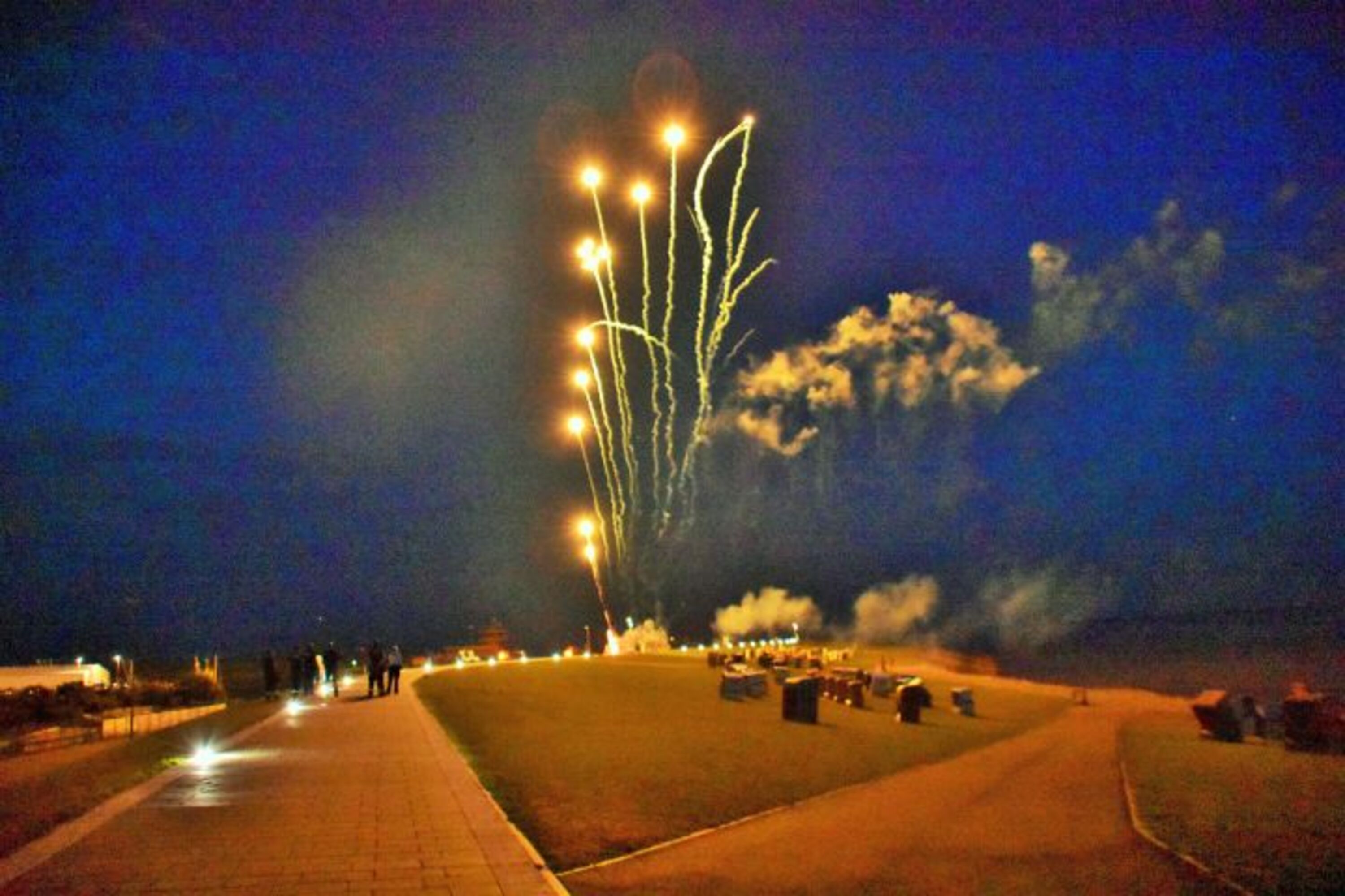 Silvester am Deich