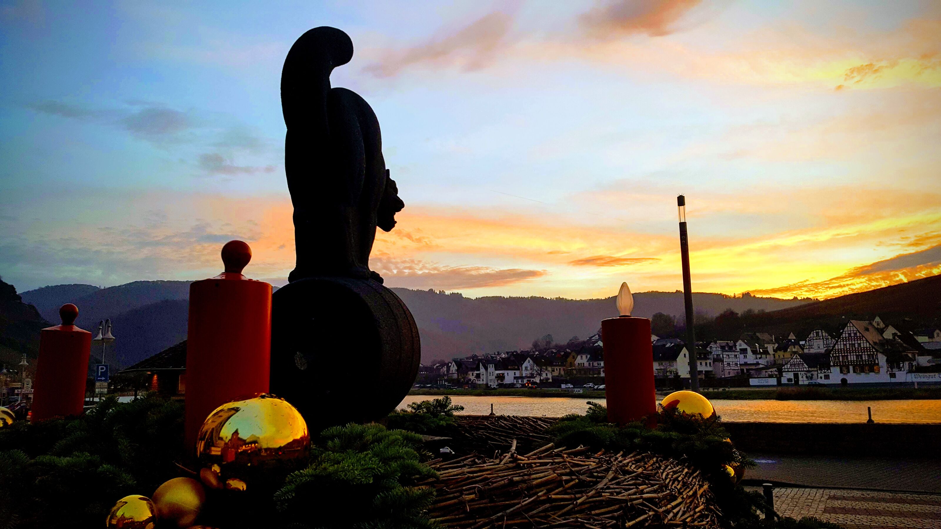 Zeller Katzbrunnen im Advent