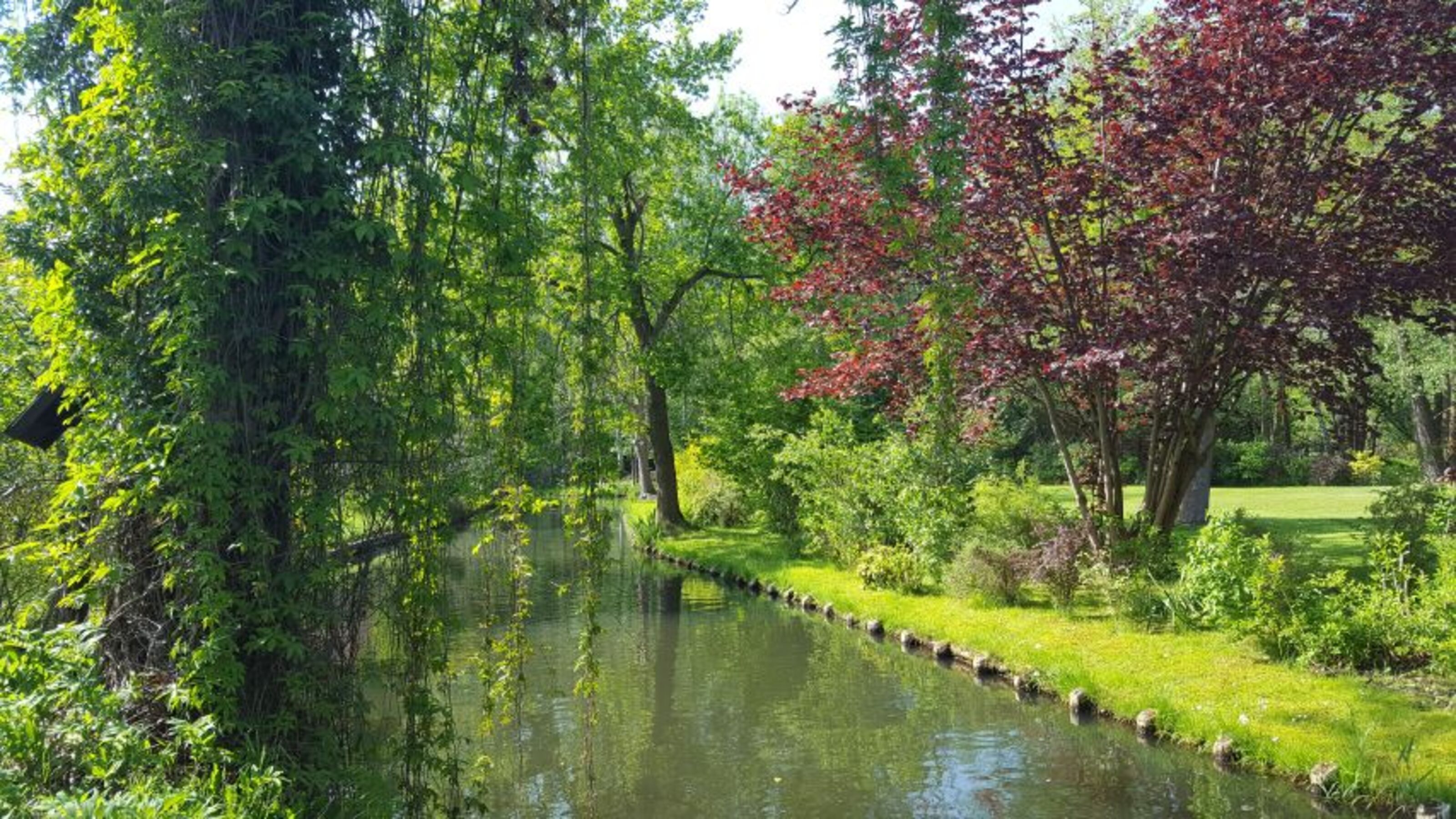 Fließlandschaft am Ferienhaus