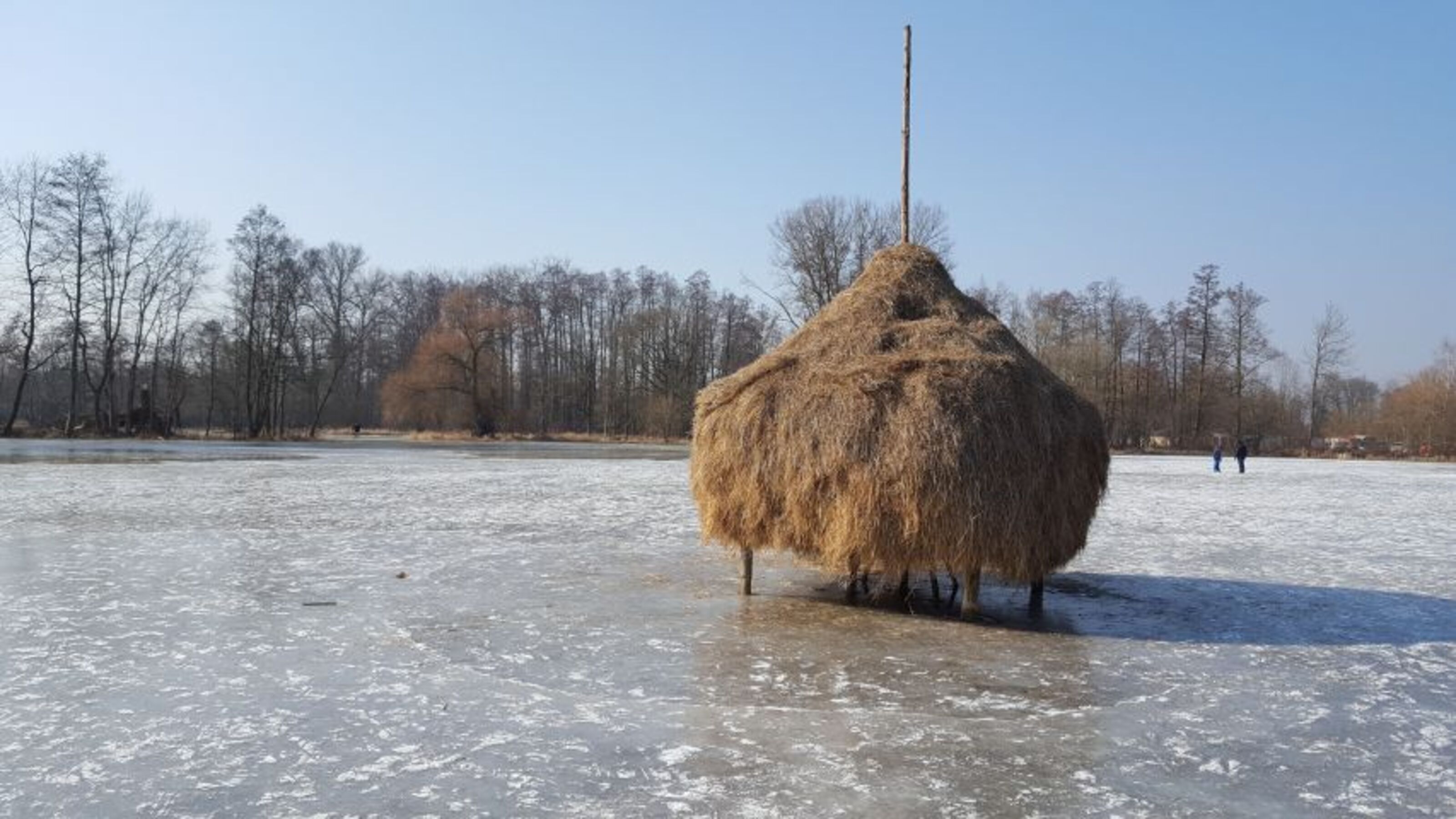 Im Winter auf dem Eis